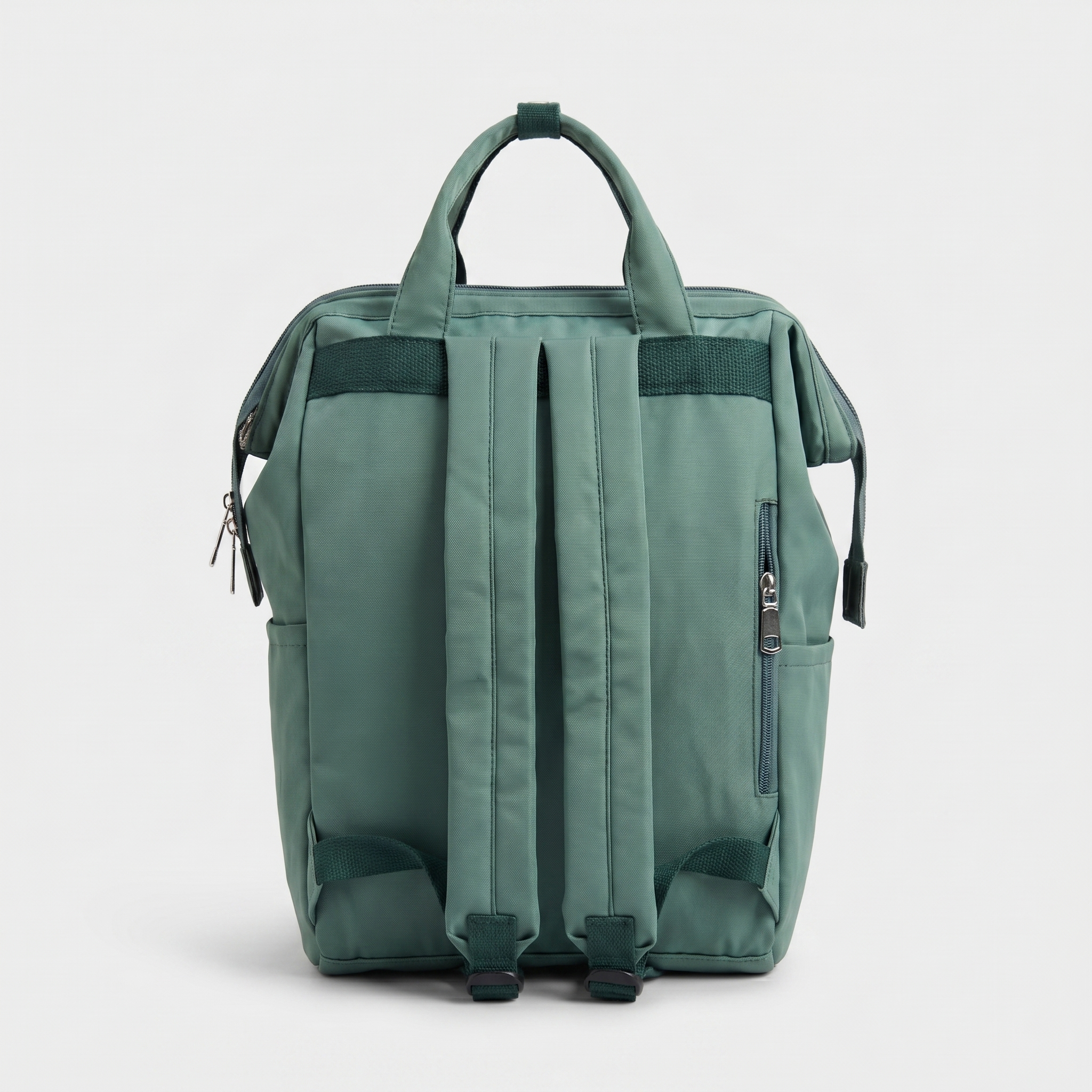 Teddy Charm Baby Diaper Backpack – Sage Green