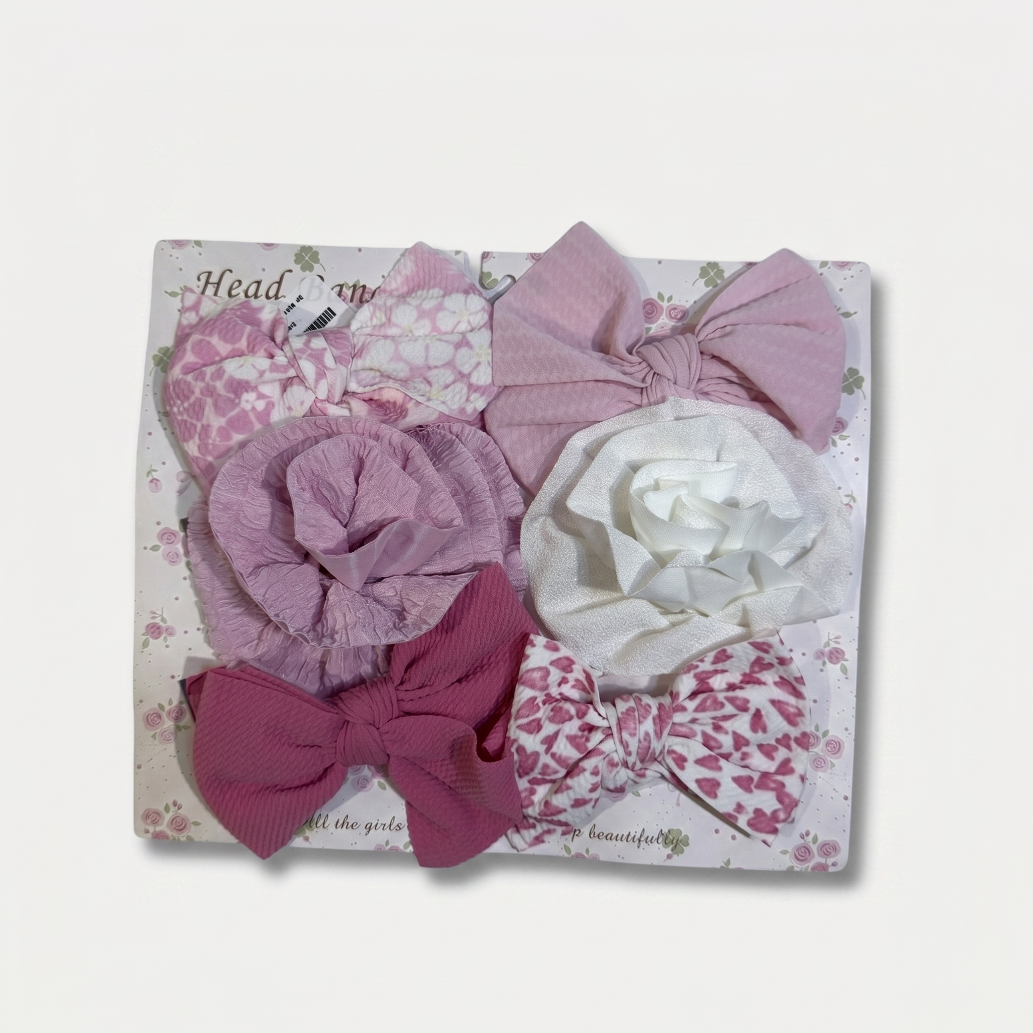 Premium Baby Girl Hair Band Gift Set – Pack of 6