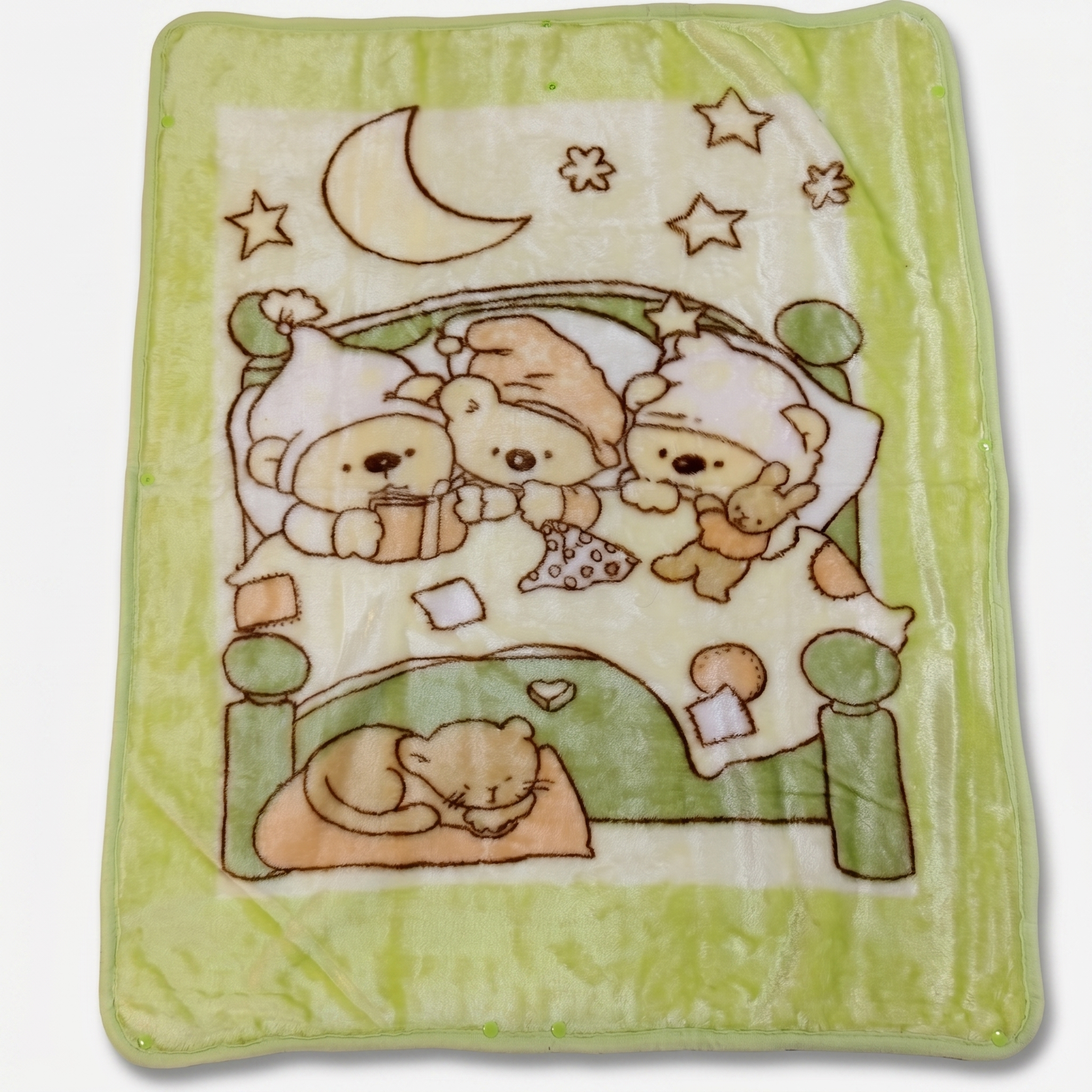 Hooded Baby Receiving Blanket & Swaddle Wrap