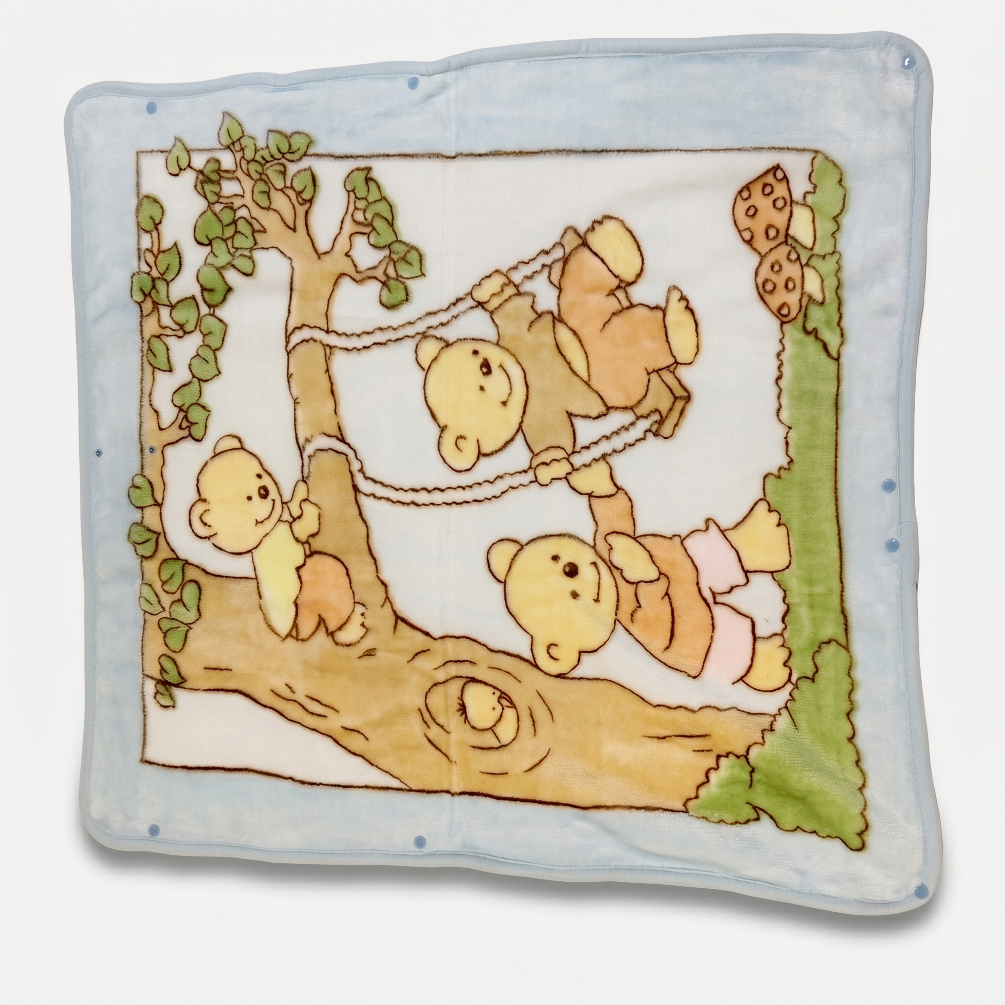 Hooded Baby Receiving Blanket & Swaddle Wrap