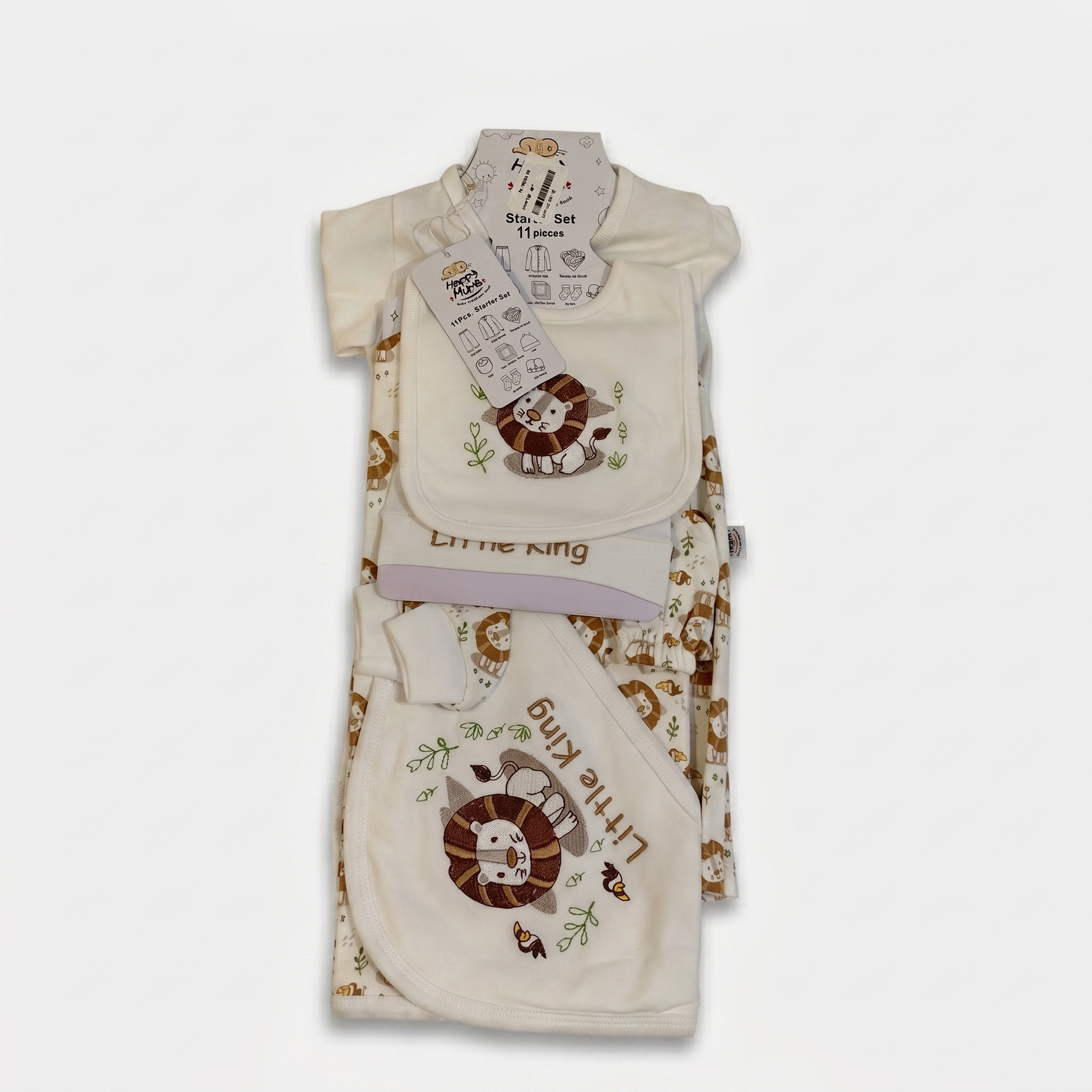 Little King 11-Piece Newborn Baby Gift Set