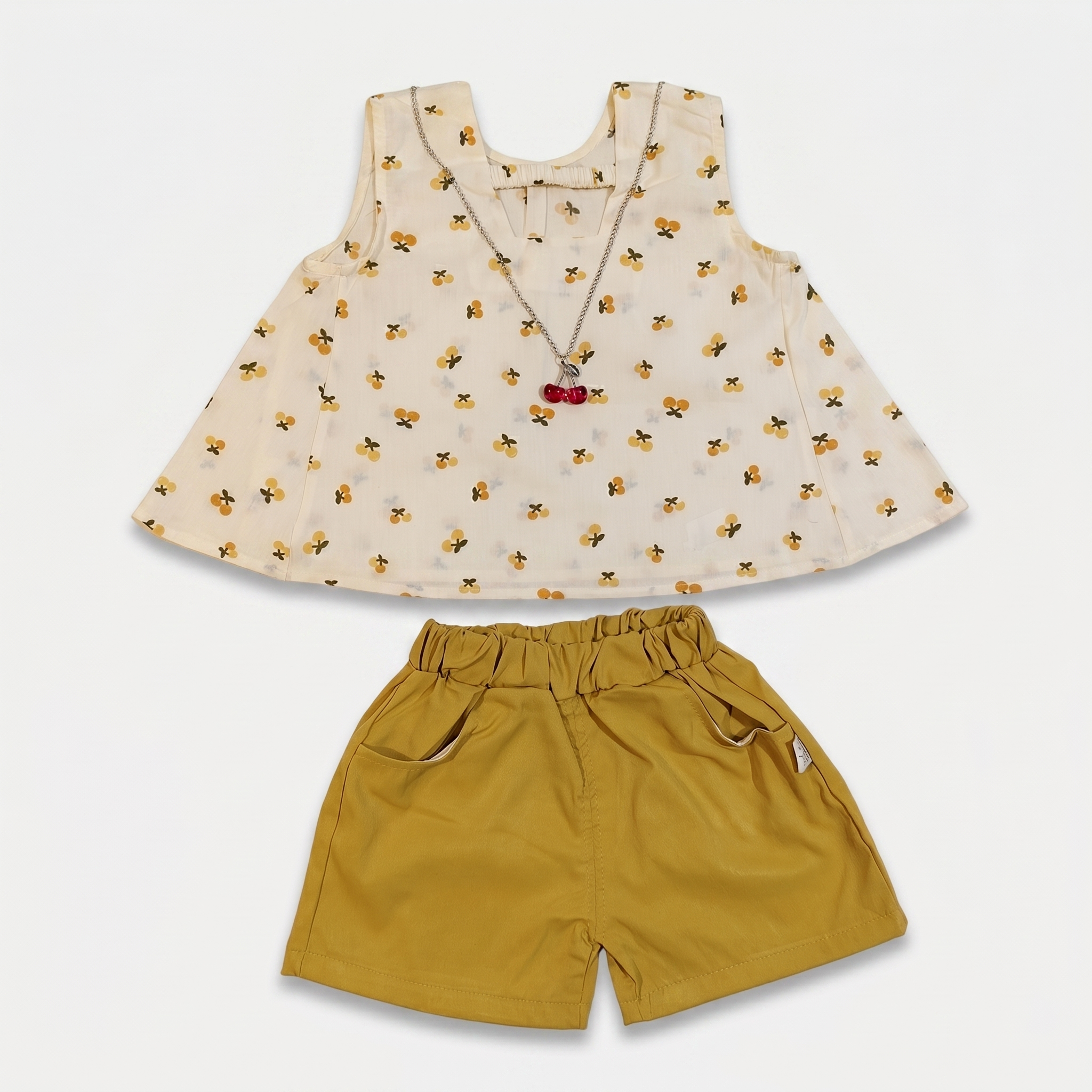 Cherry Blossom 2-Piece Girls Summer Set