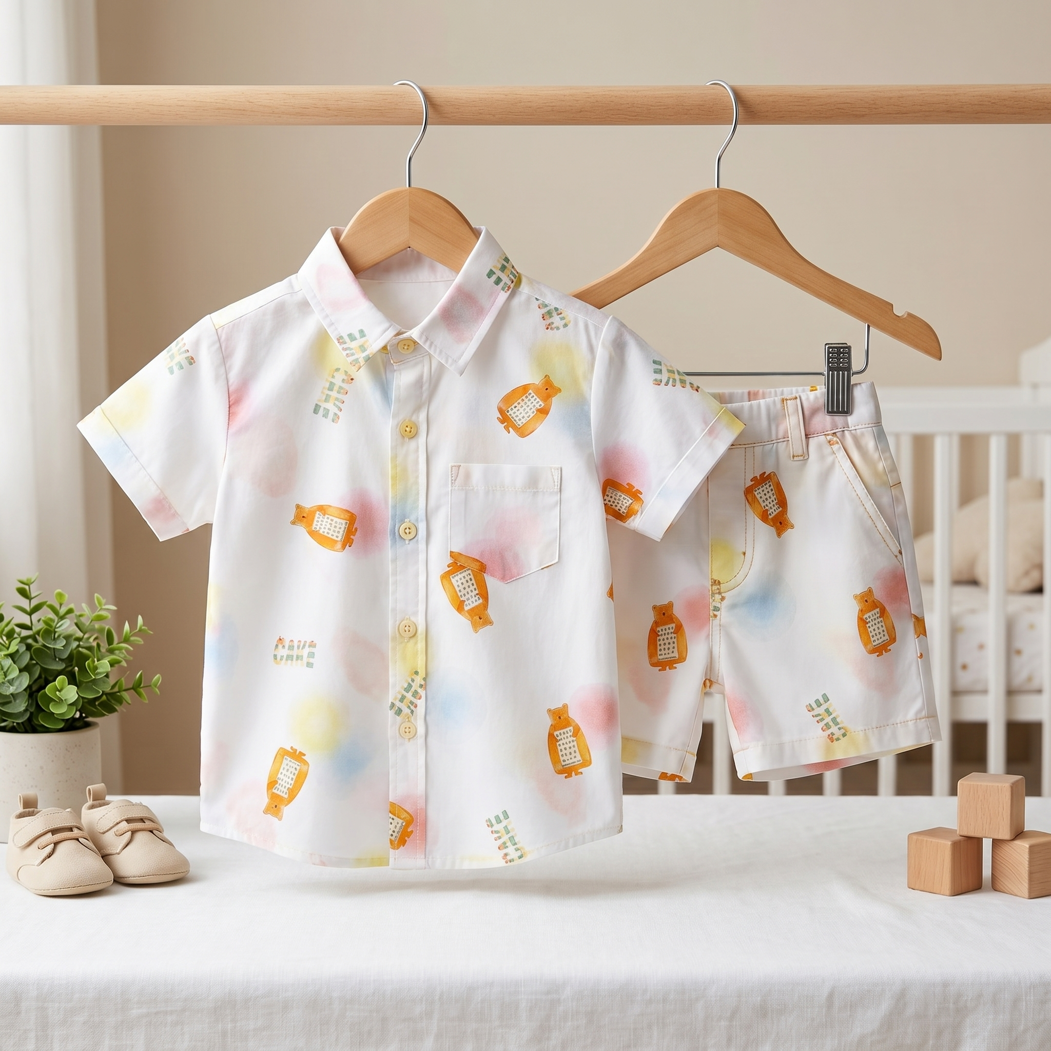 Dino Pop Summer Shirt & Shorts Set