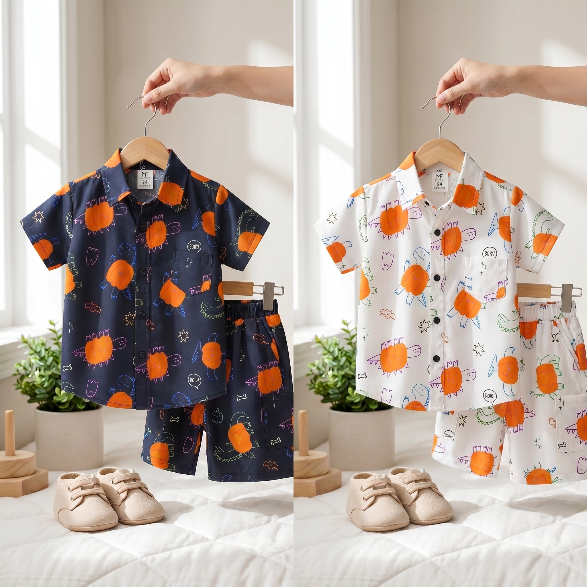 Dino Pop Summer Shirt & Shorts Set