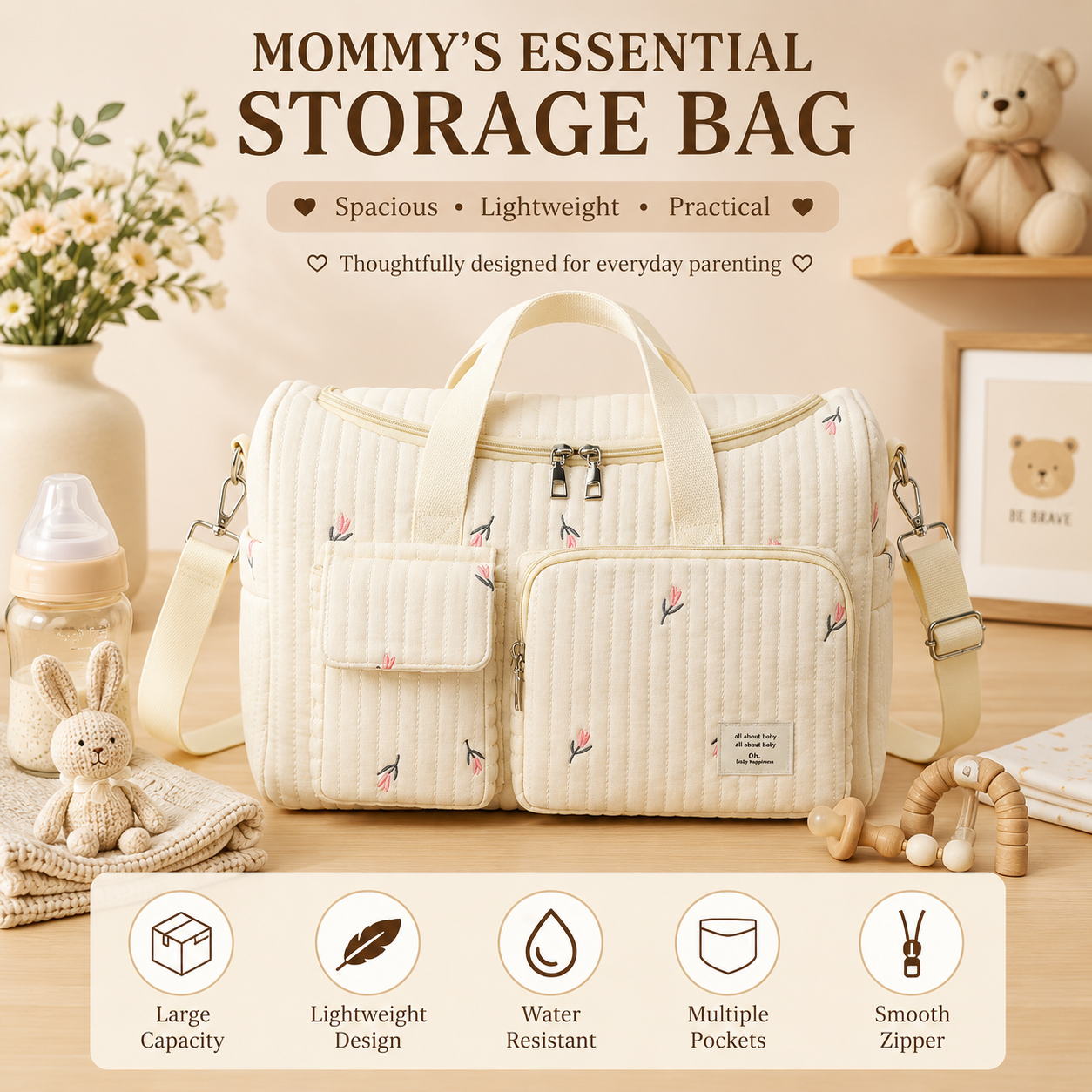 Premium Mommy Diaper & Storage Bag