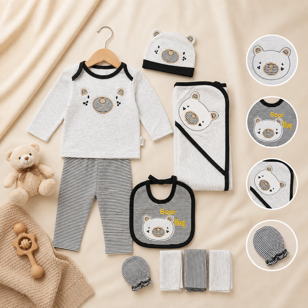 Bear Hug Newborn 9-Piece Starter Set