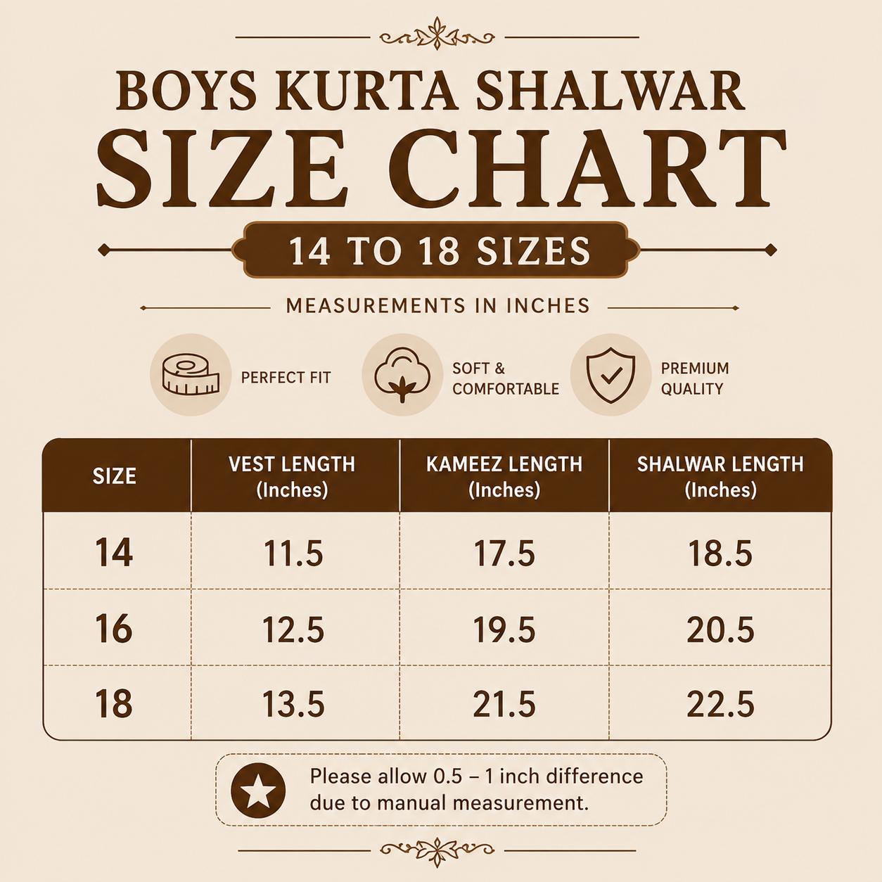 Boys Traditional Waistcoat Shalwar Kameez 3PC Set – 6 Colors