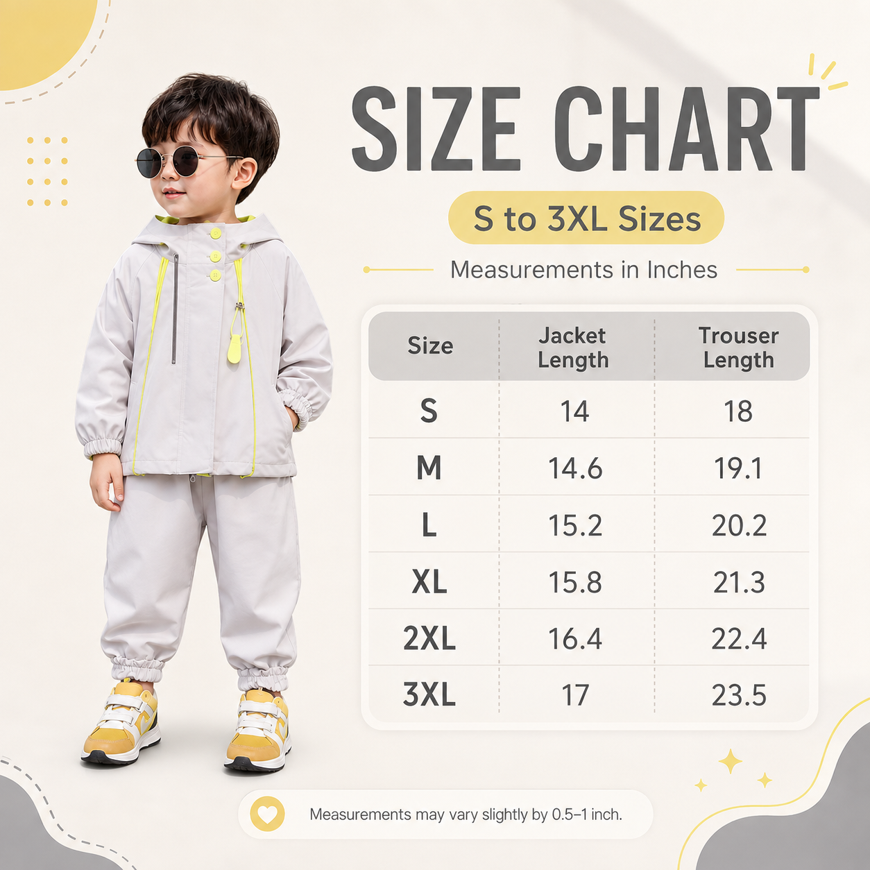 Boys Hooded Jacket & Jogger 2PC Set – 2 Colors