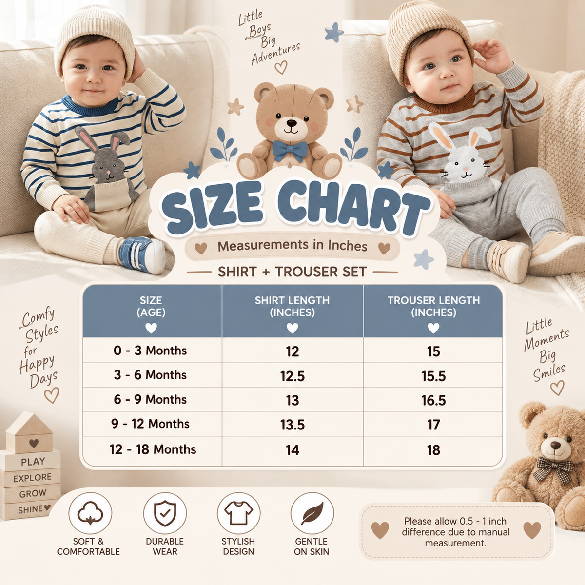 Baby Bunny Knit 2-Piece Set | Faba Kids