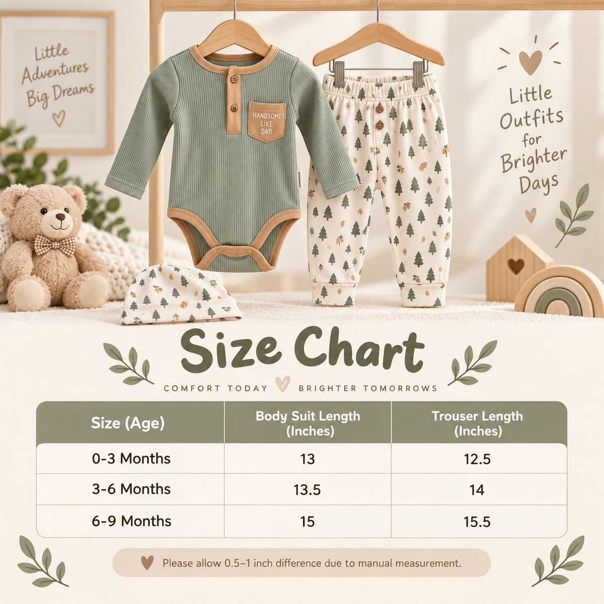 Newborn 4PC Bodysuit Gift Set