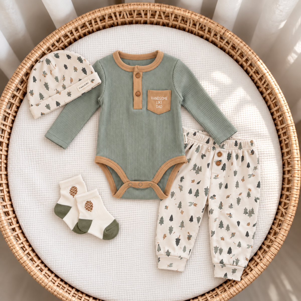 Newborn 4PC Bodysuit Gift Set