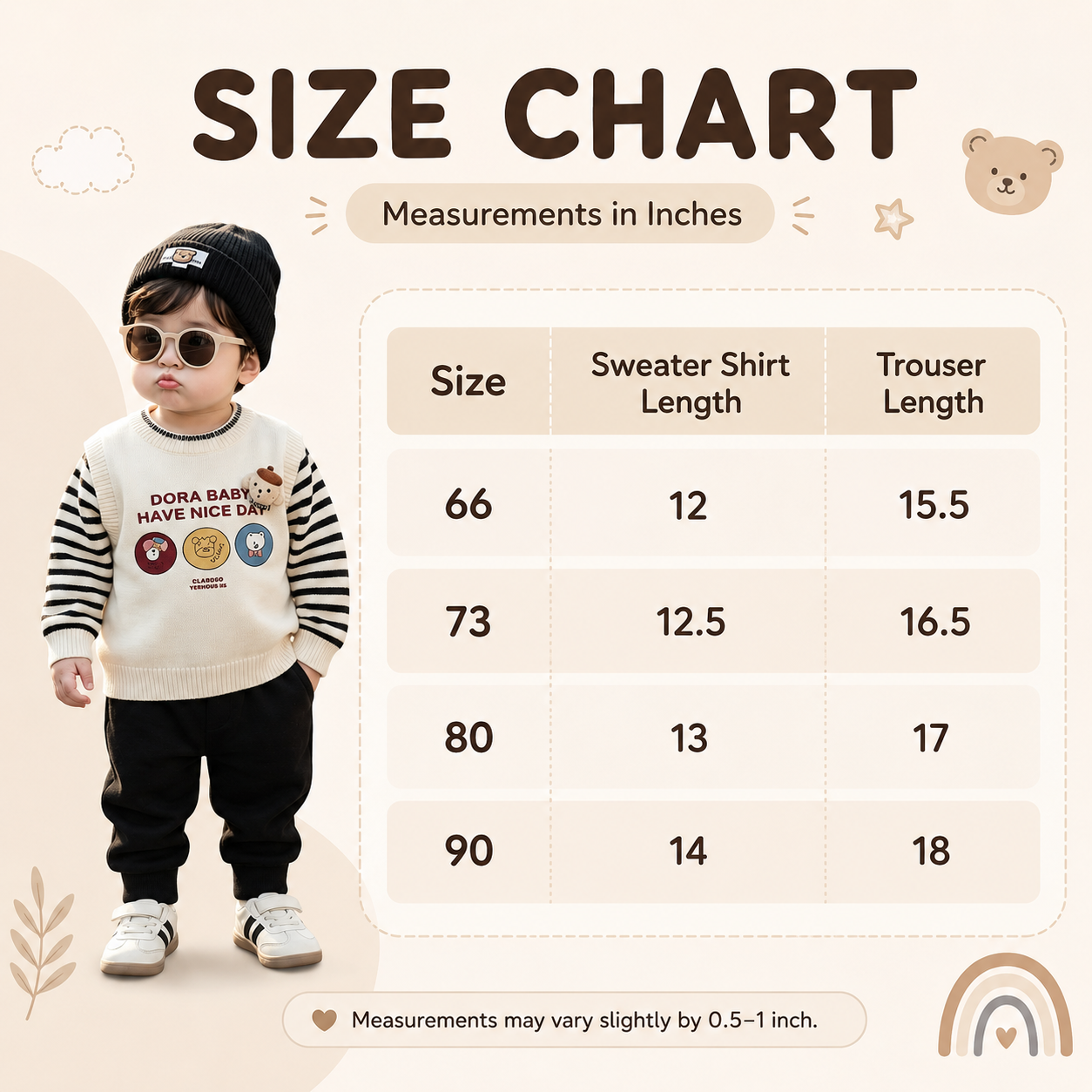 Little Explorer 3PC Cap, Shirt & Trouser Set