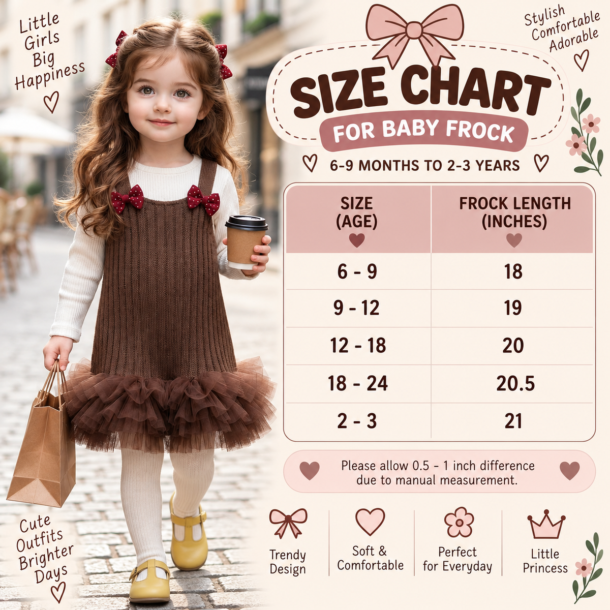Girls Velvet Frock with Bow & Ruffle Detail | Faba Kids