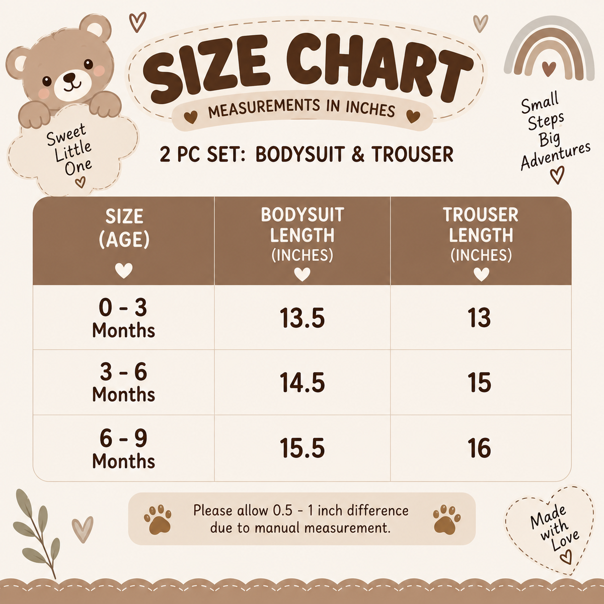 4PC Baby Girl Bodysuit & Trouser Set – 6 Designs | Faba Kids