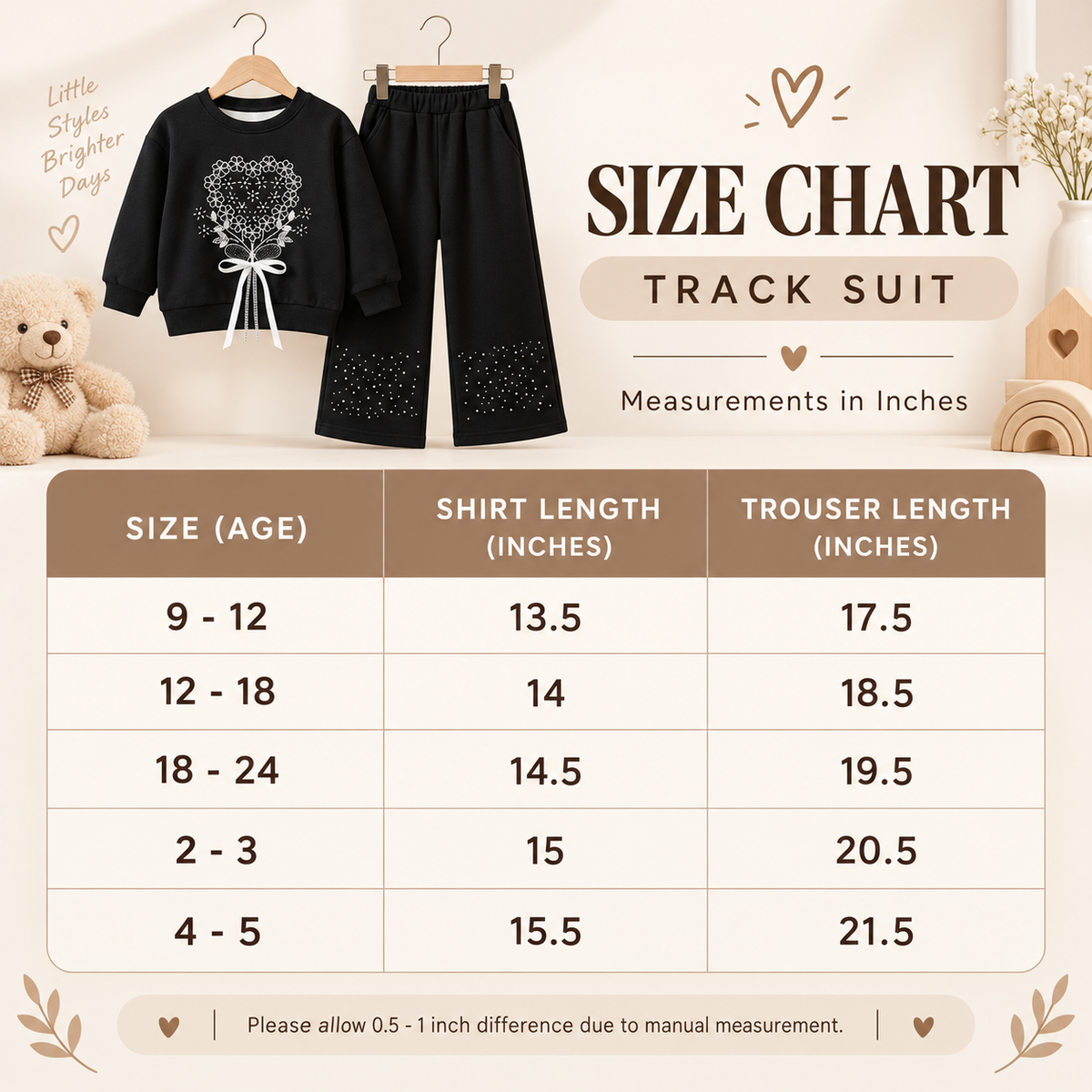 Girls 2-Piece Embellished Shirt & Trouser Set – 3 Colors | Faba Kids