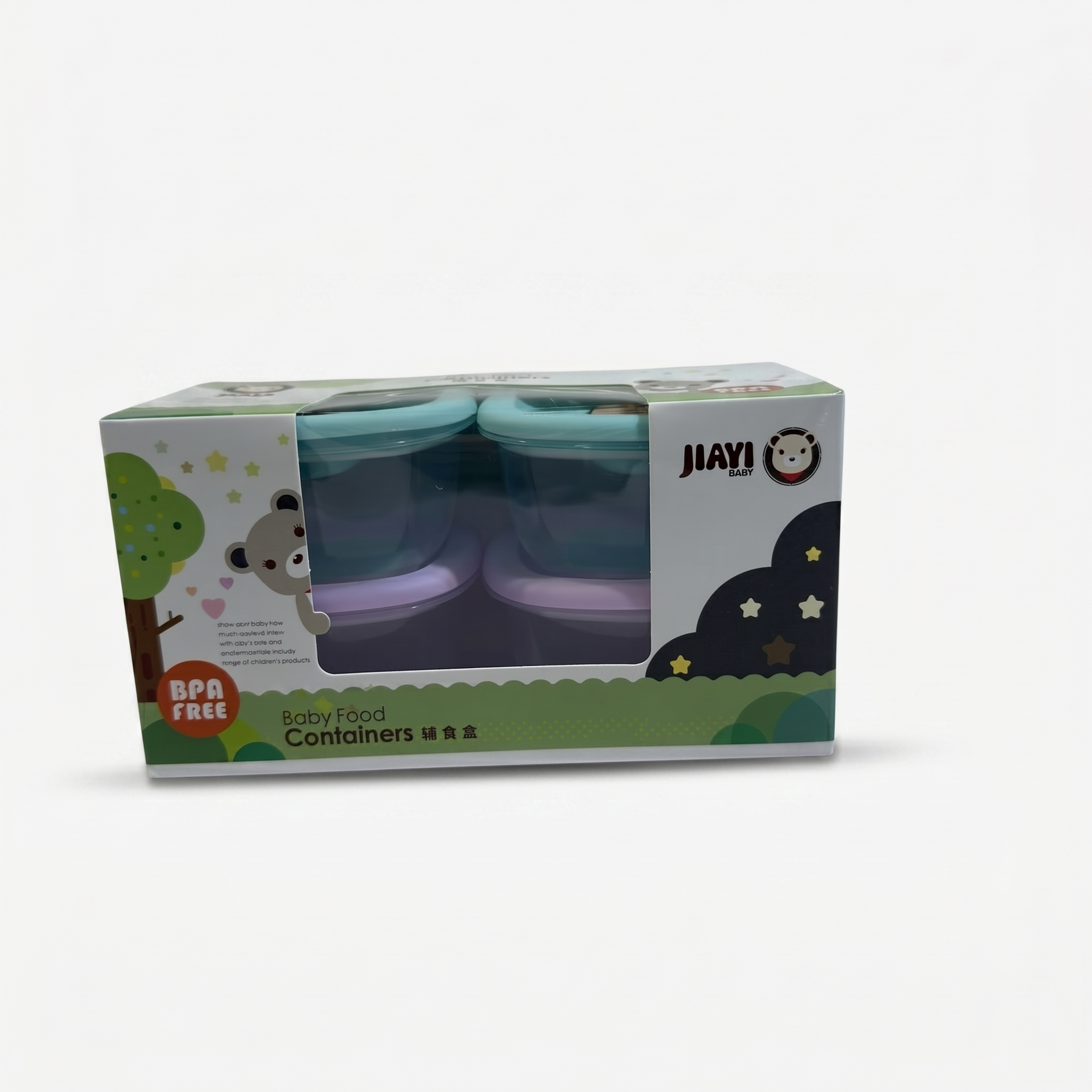 Baby Food Storage Containers – Pack of 4