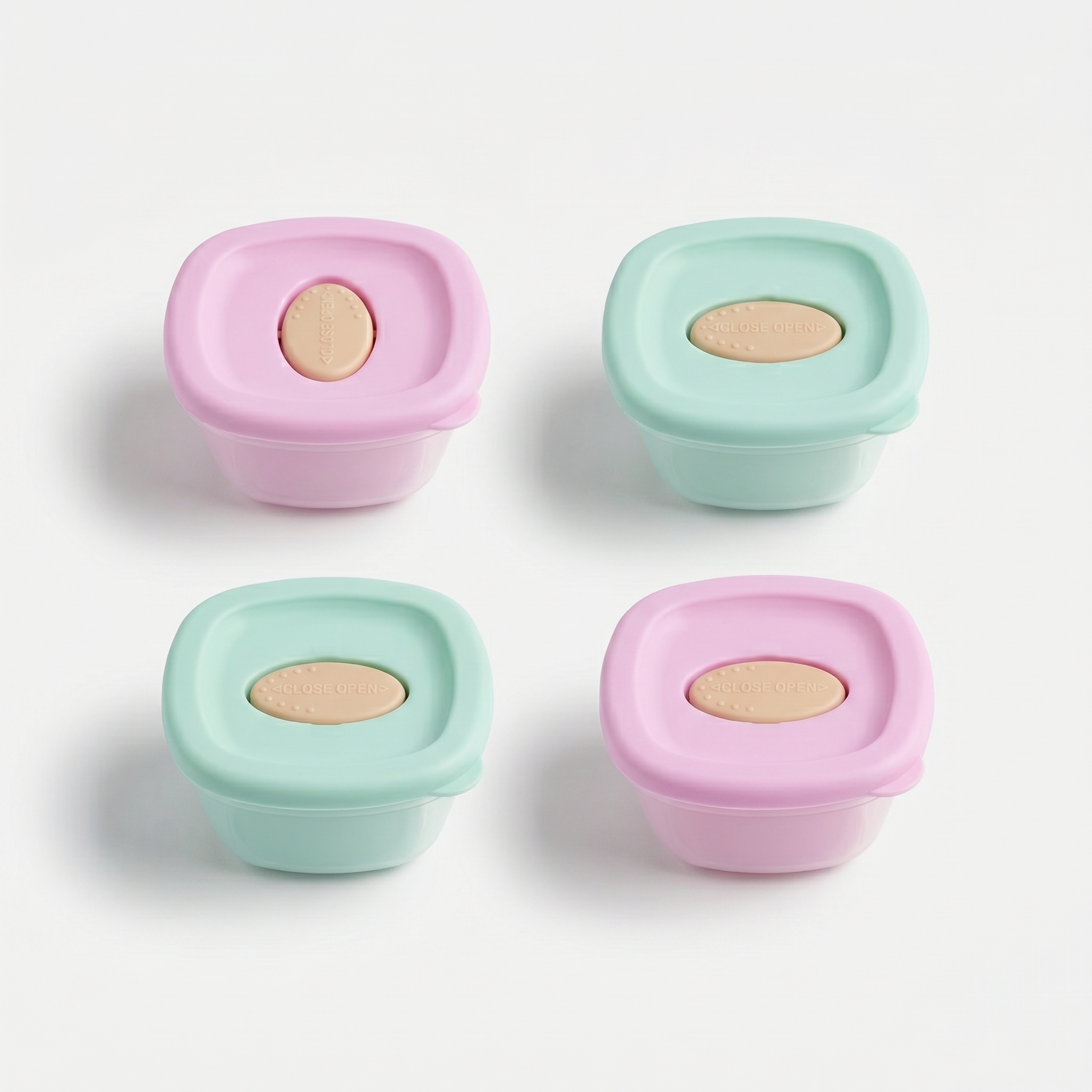 Baby Food Storage Containers – Pack of 4