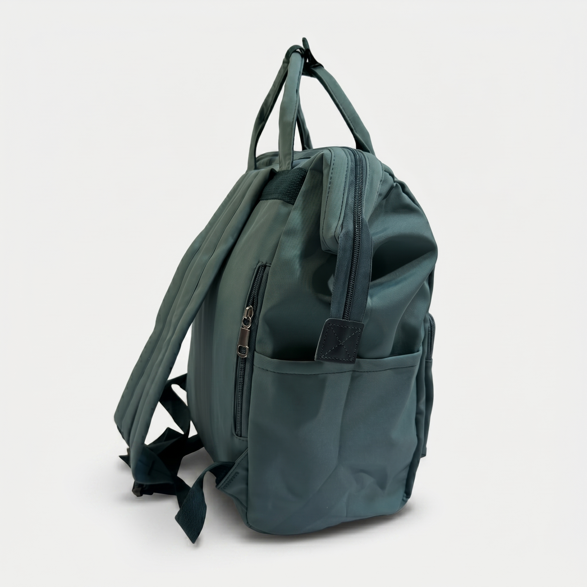 Teddy Charm Baby Diaper Backpack – Sage Green