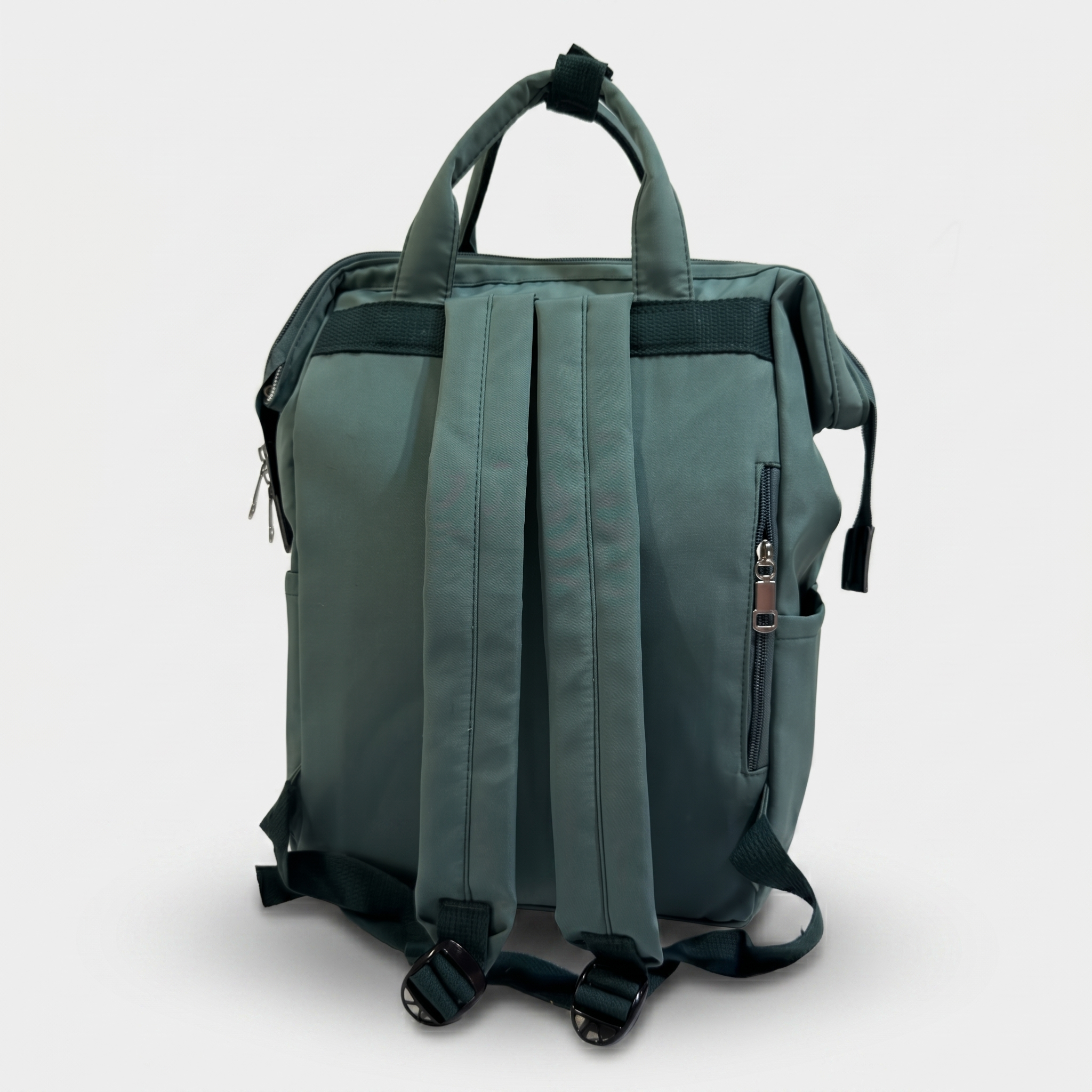 Teddy Charm Baby Diaper Backpack – Sage Green