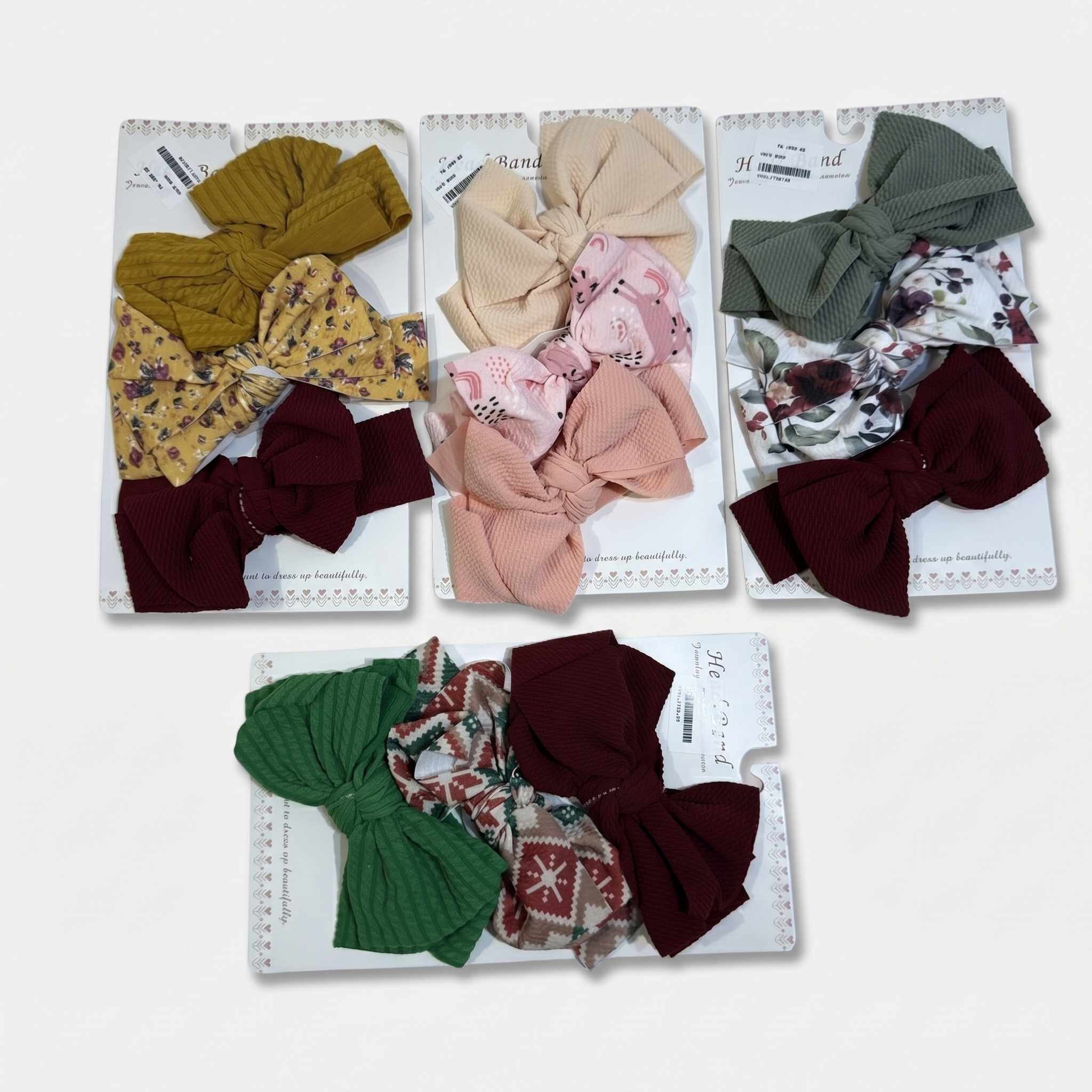 Premium Hair Band Set – Pack of 3 (Pastel Collection)