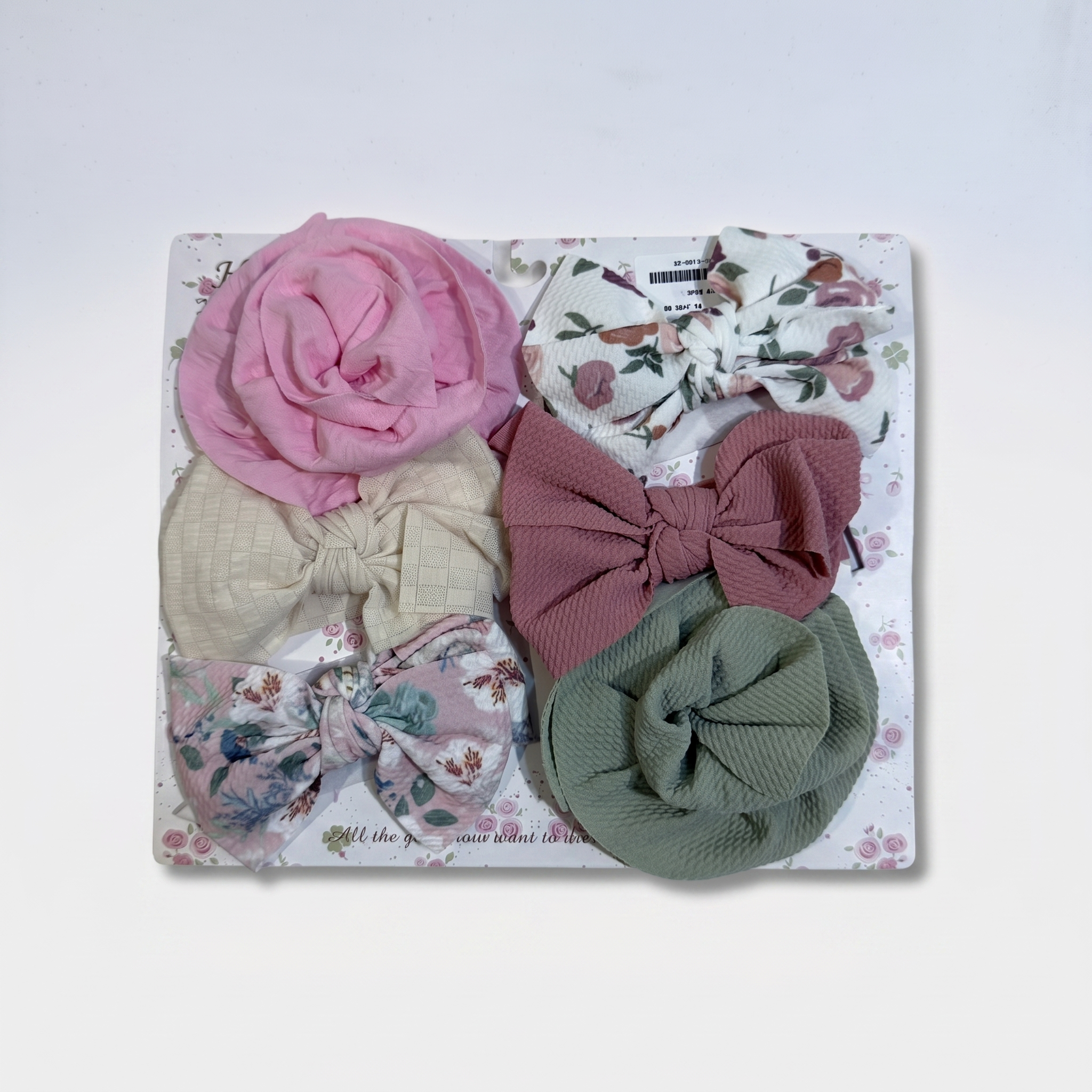 Premium Baby Girl Hair Band Gift Set – Pack of 6