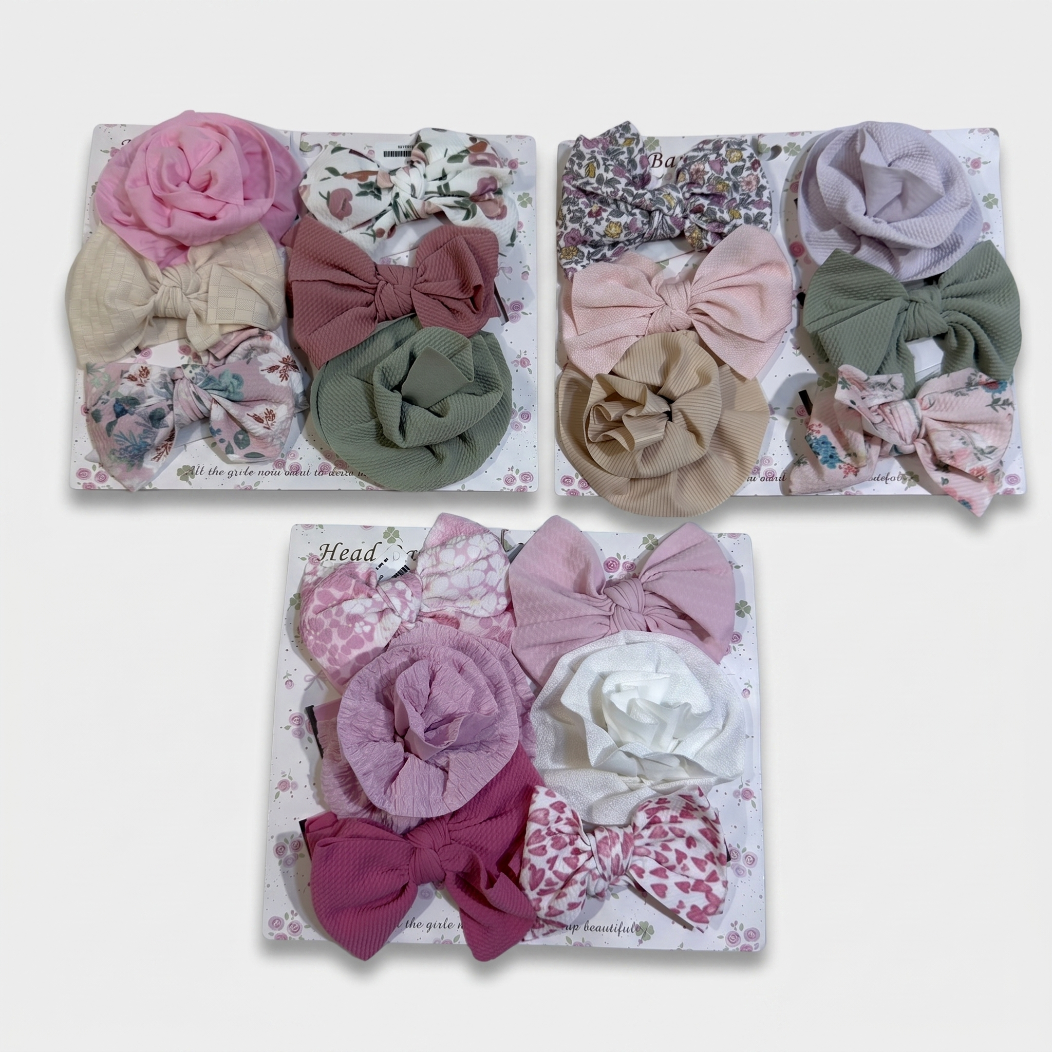 Premium Baby Girl Hair Band Gift Set – Pack of 6