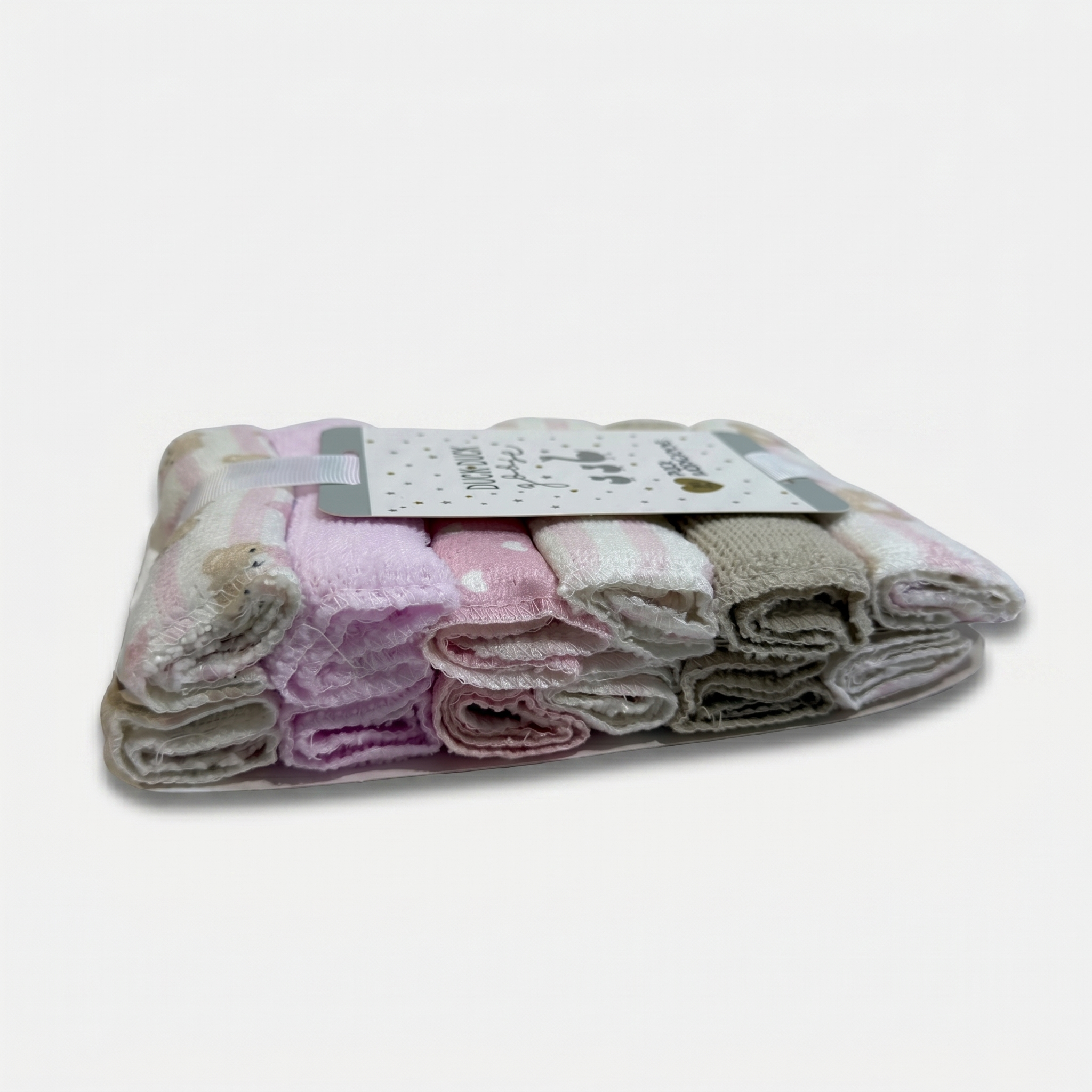 Duck Duck Goose Baby Washcloth Set – Pack of 12