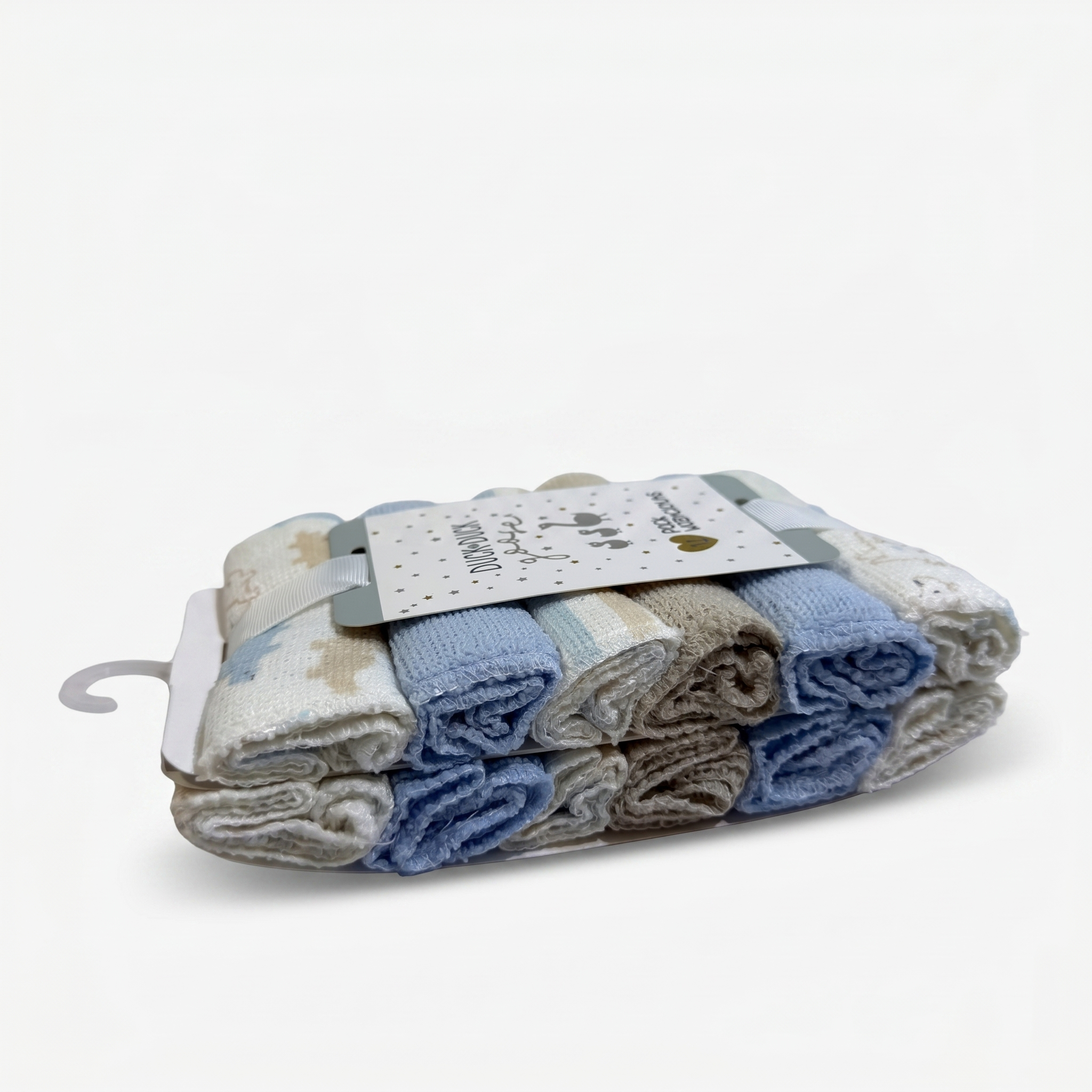 Duck Duck Goose Baby Washcloth Set – Pack of 12