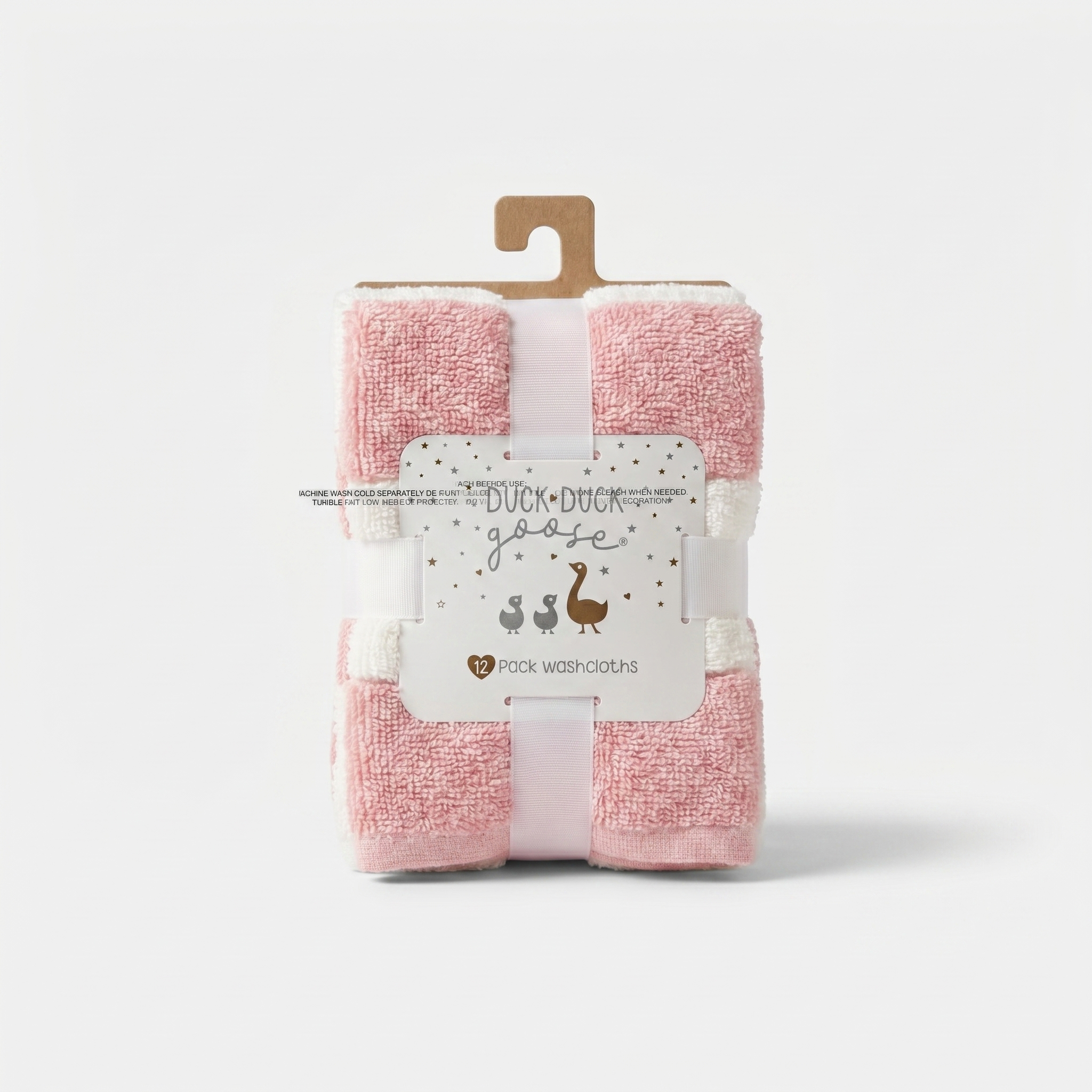Duck Duck Goose Baby Washcloth Set – Pack of 12