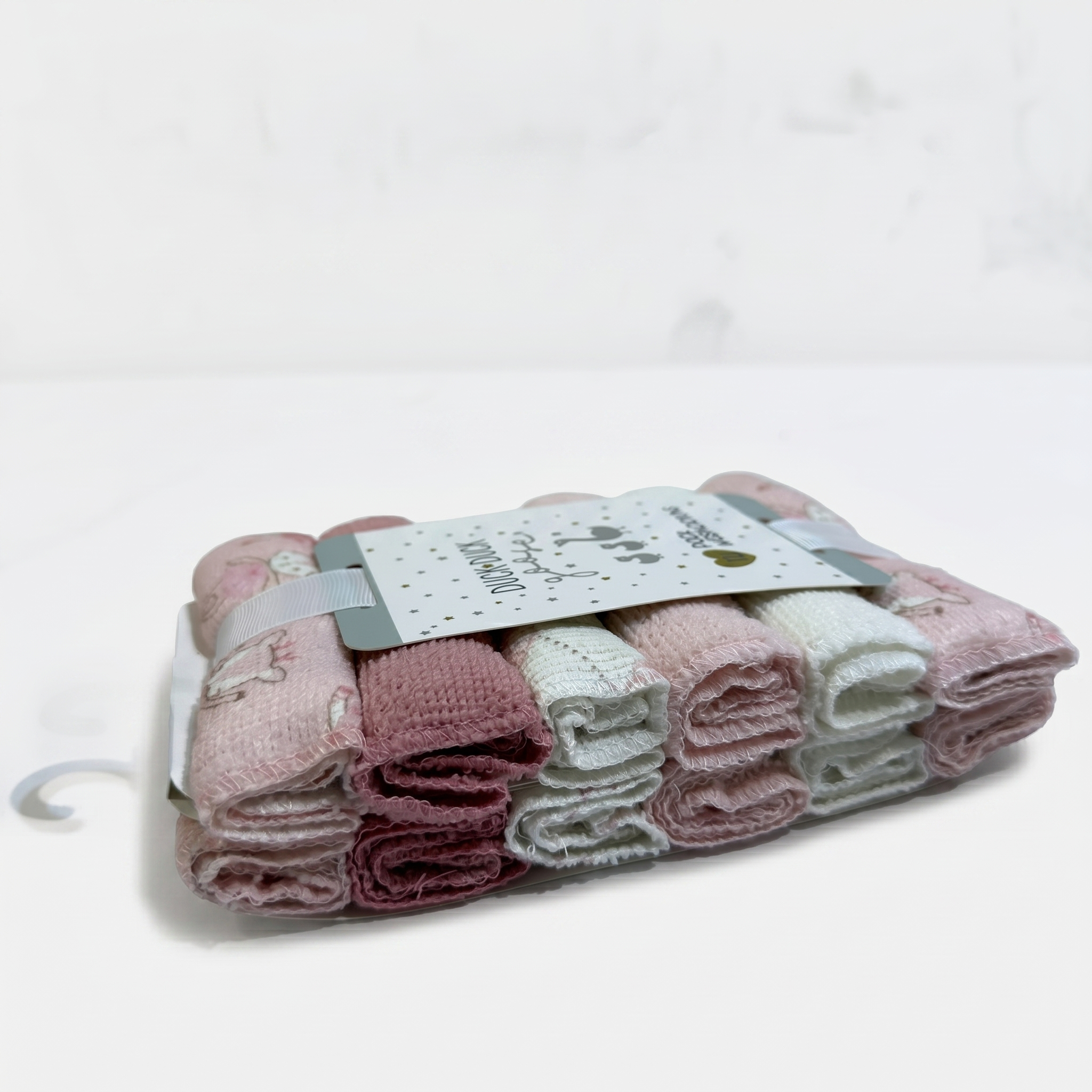 Duck Duck Goose Baby Washcloth Set – Pack of 12