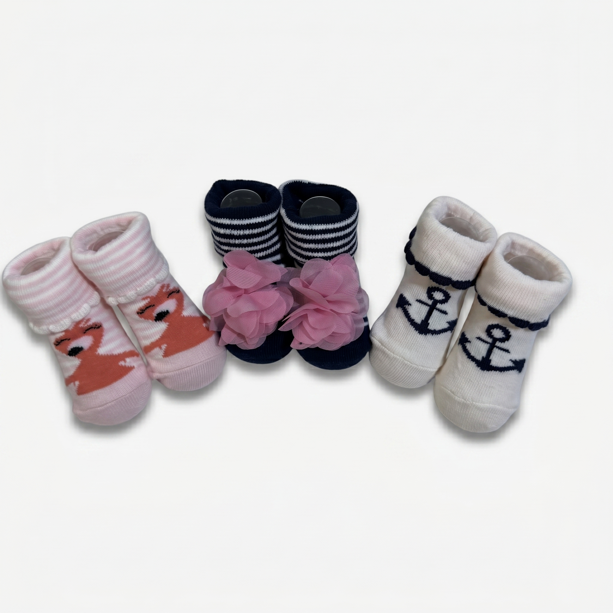 Newborn Booties Gift Set – Pack of 3