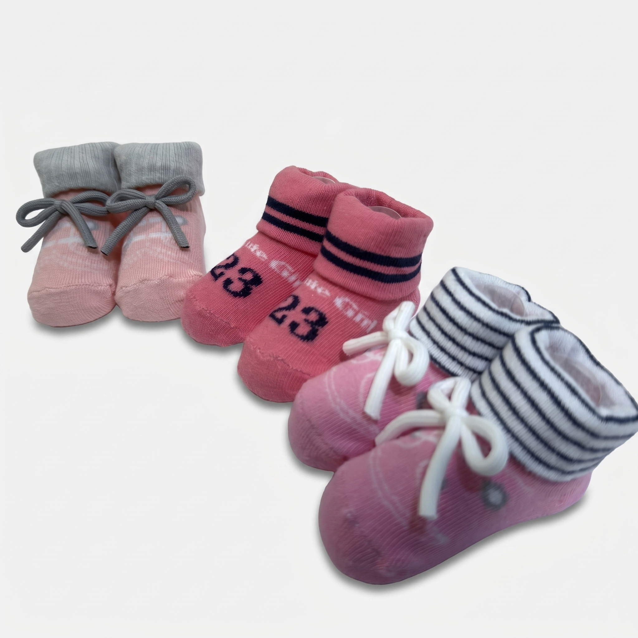 Newborn Booties Gift Set – Pack of 3