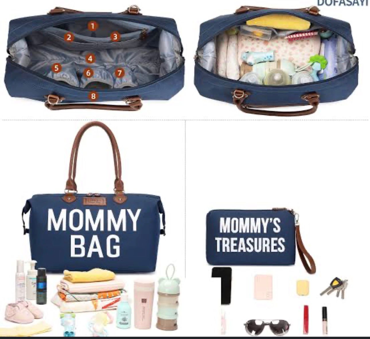 Mommy Essentials 3-Piece Diaper Bag Set