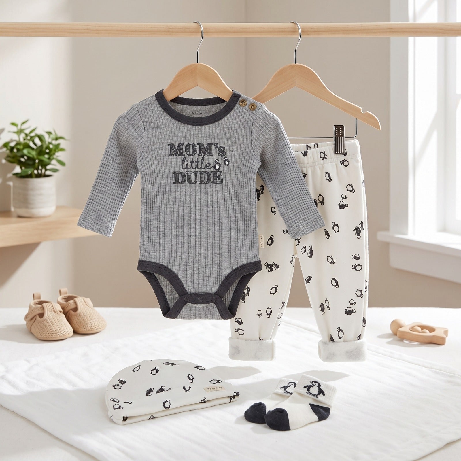 3 PC Baby Bodysuit Set
