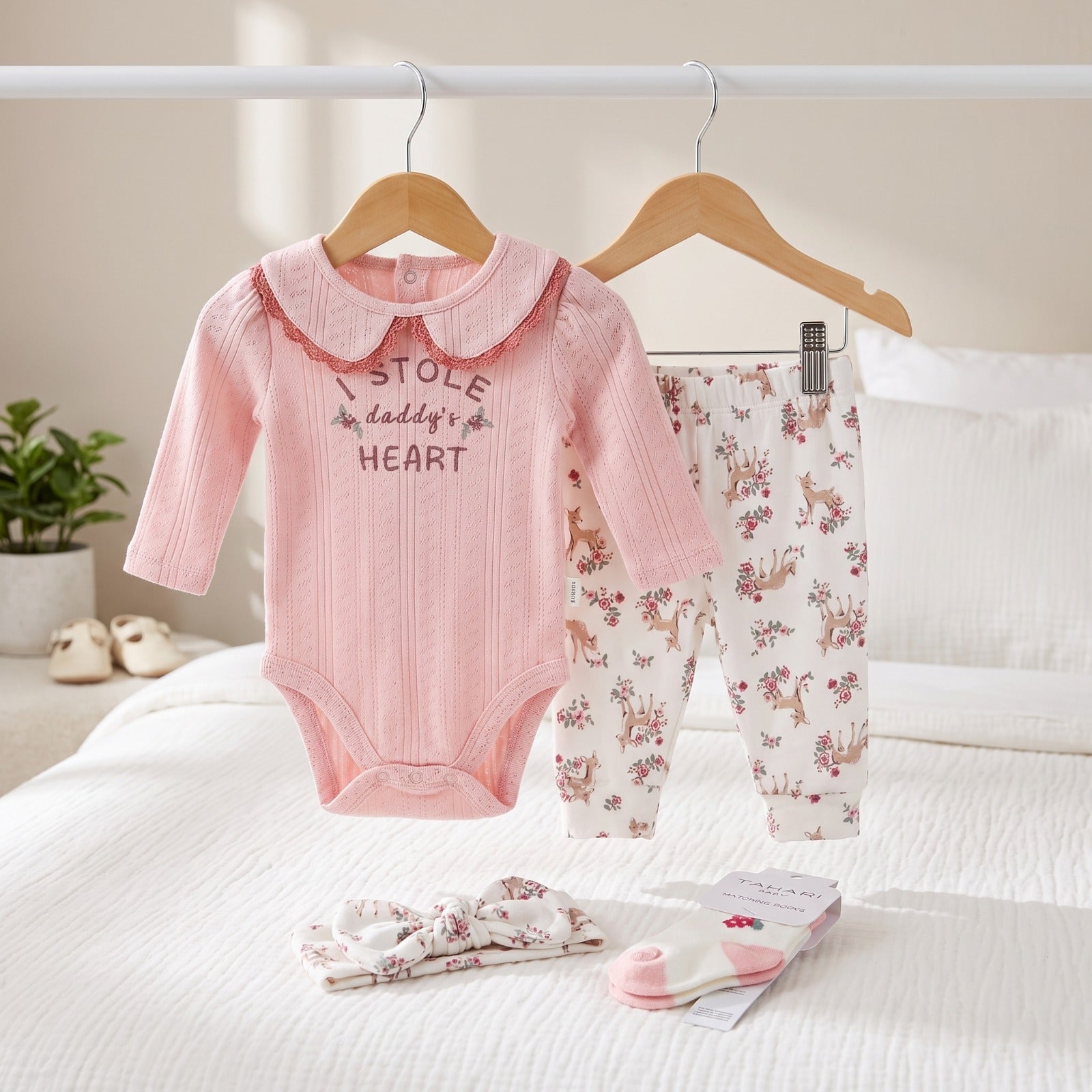 3 PC Baby Bodysuit Set