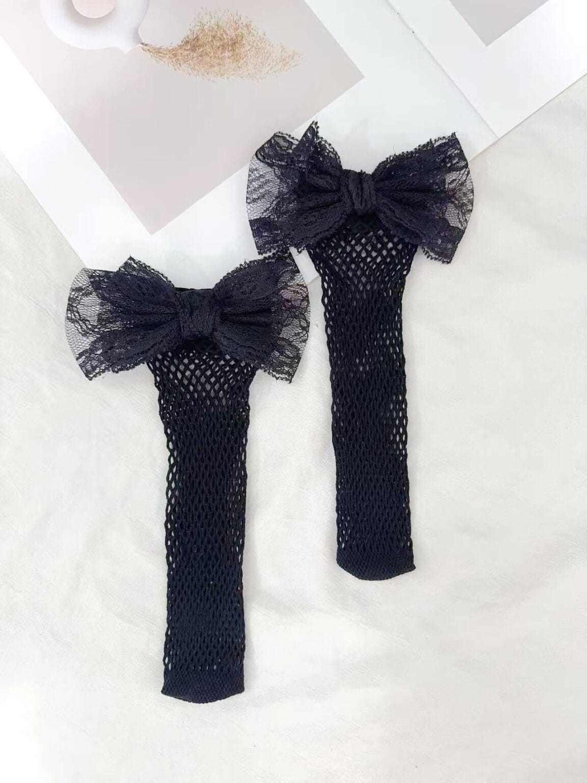 Girls Lace Fishnet Socks