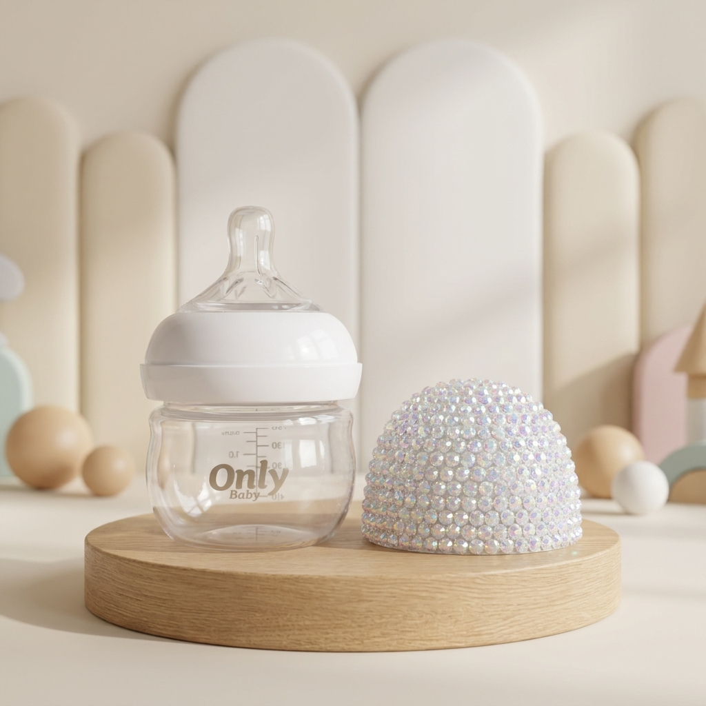White 60ml baby feeder with open cap - Faba Kids