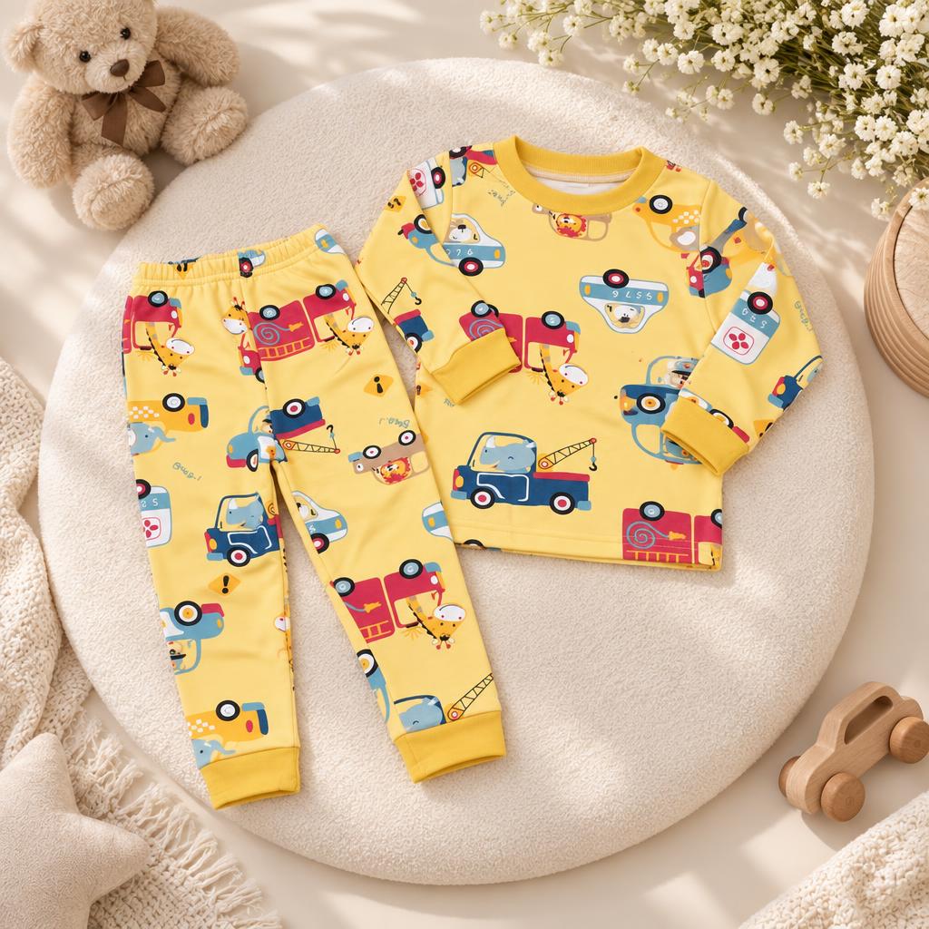 Kids Cartoon Print Shirt & Trouser Set - faba-kids-generated-2.jpg