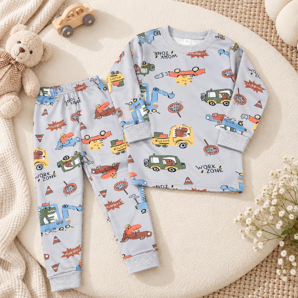 Kids Cartoon Print Shirt & Trouser Set - faba-kids-generated-3.jpg