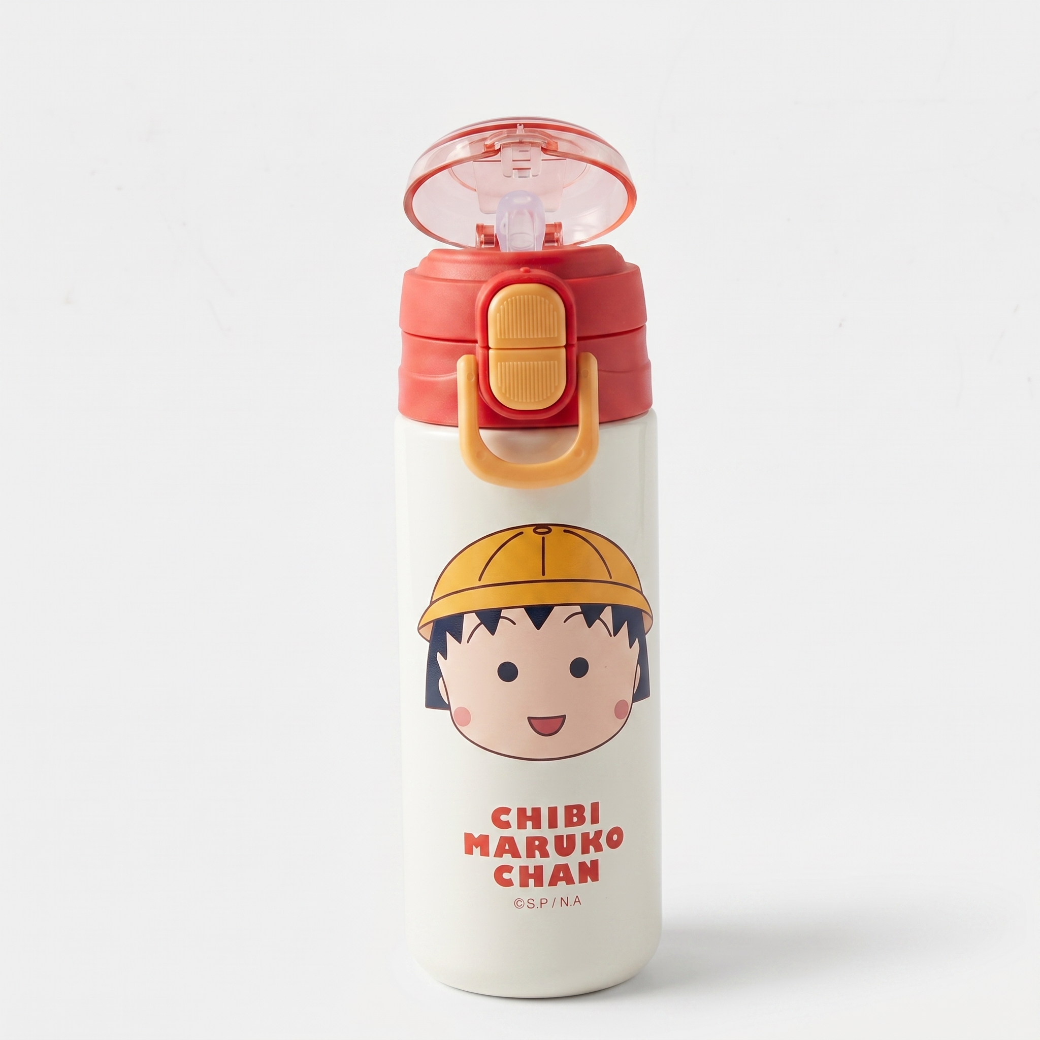 Cartoon Kids Stainless Steel Water Bottle – Peach Edition