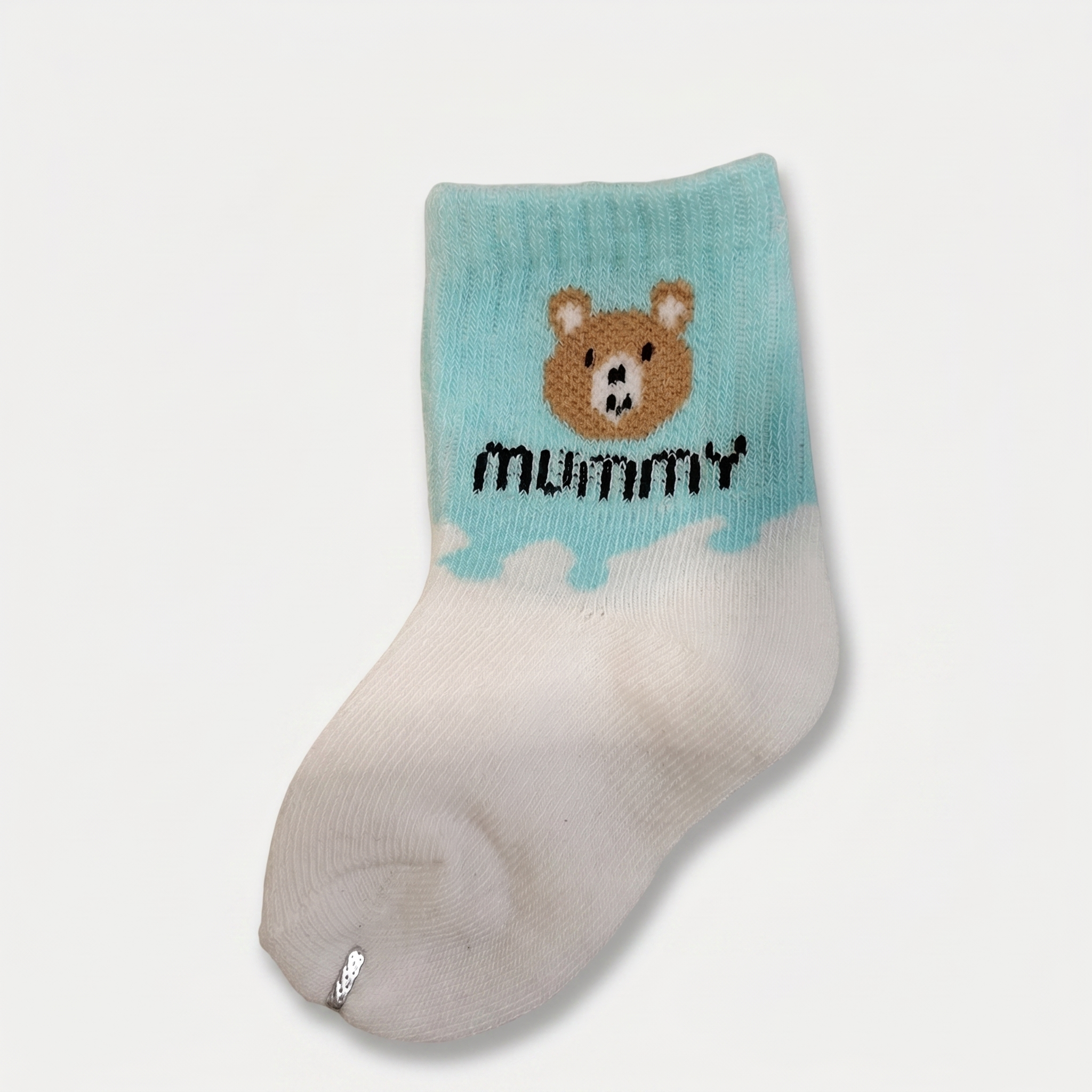 Bear Cotton Baby Socks Set – Pack of 5 (0–12 Months)