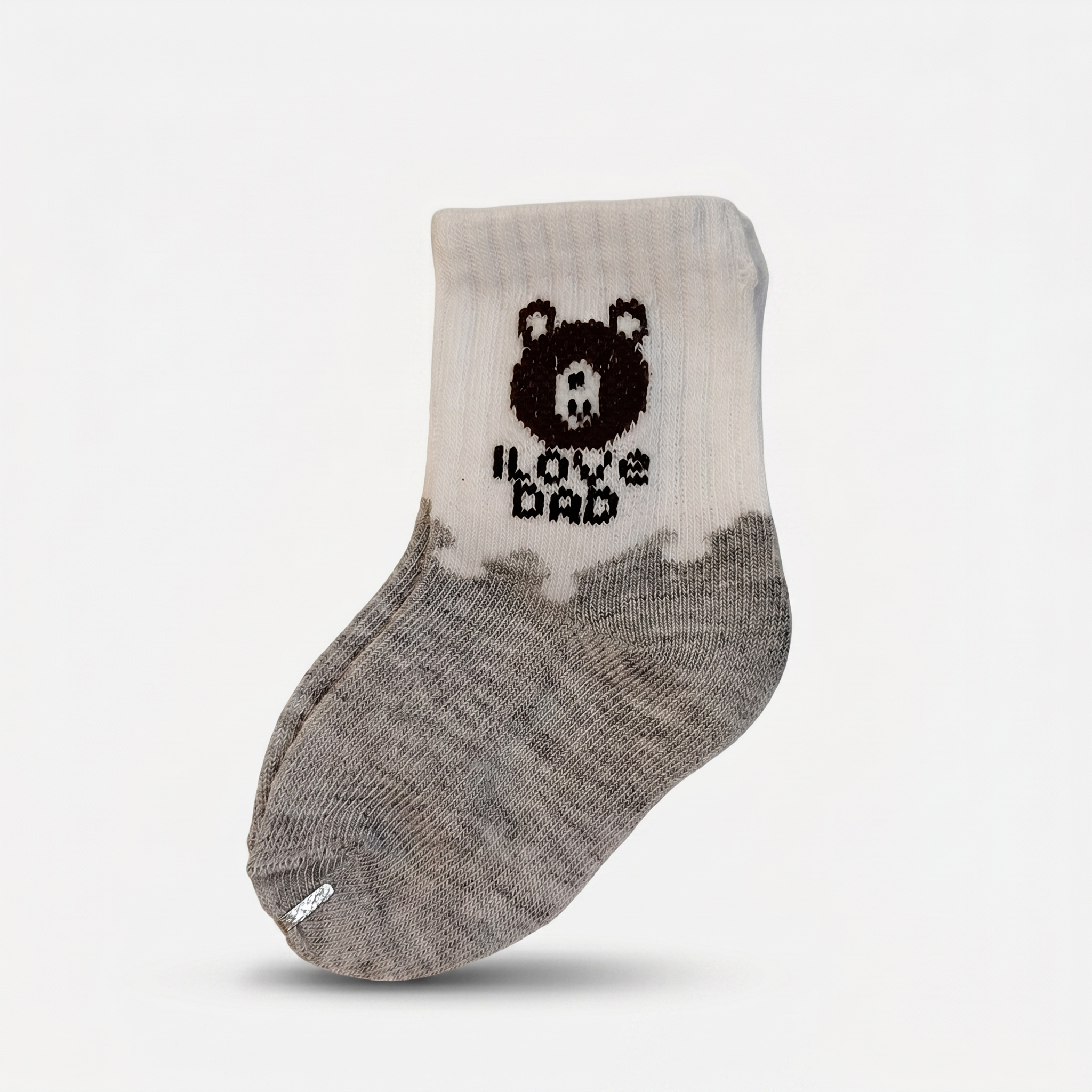 Bear Cotton Baby Socks Set – Pack of 5 (0–12 Months)