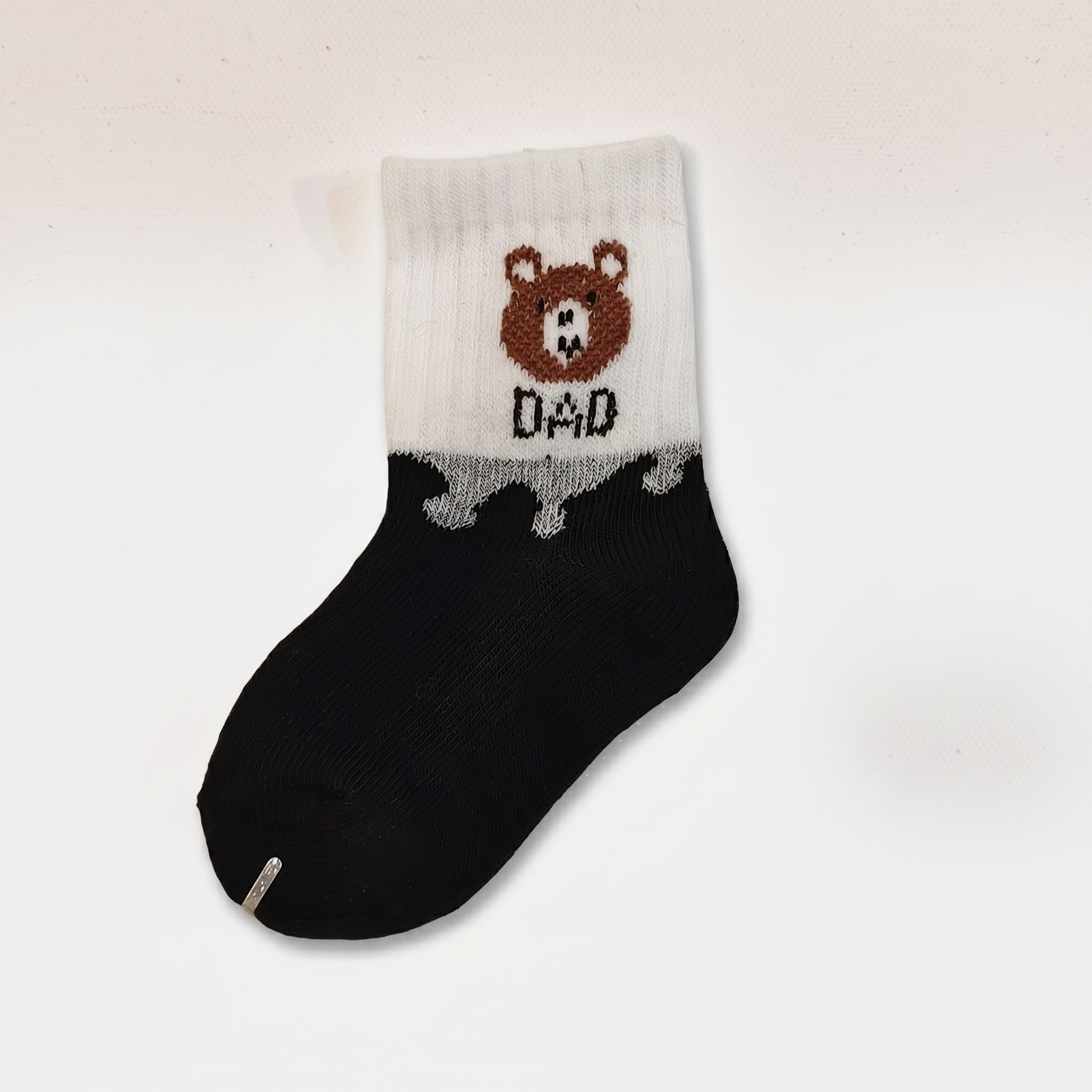 Bear Cotton Baby Socks Set – Pack of 5 (0–12 Months)