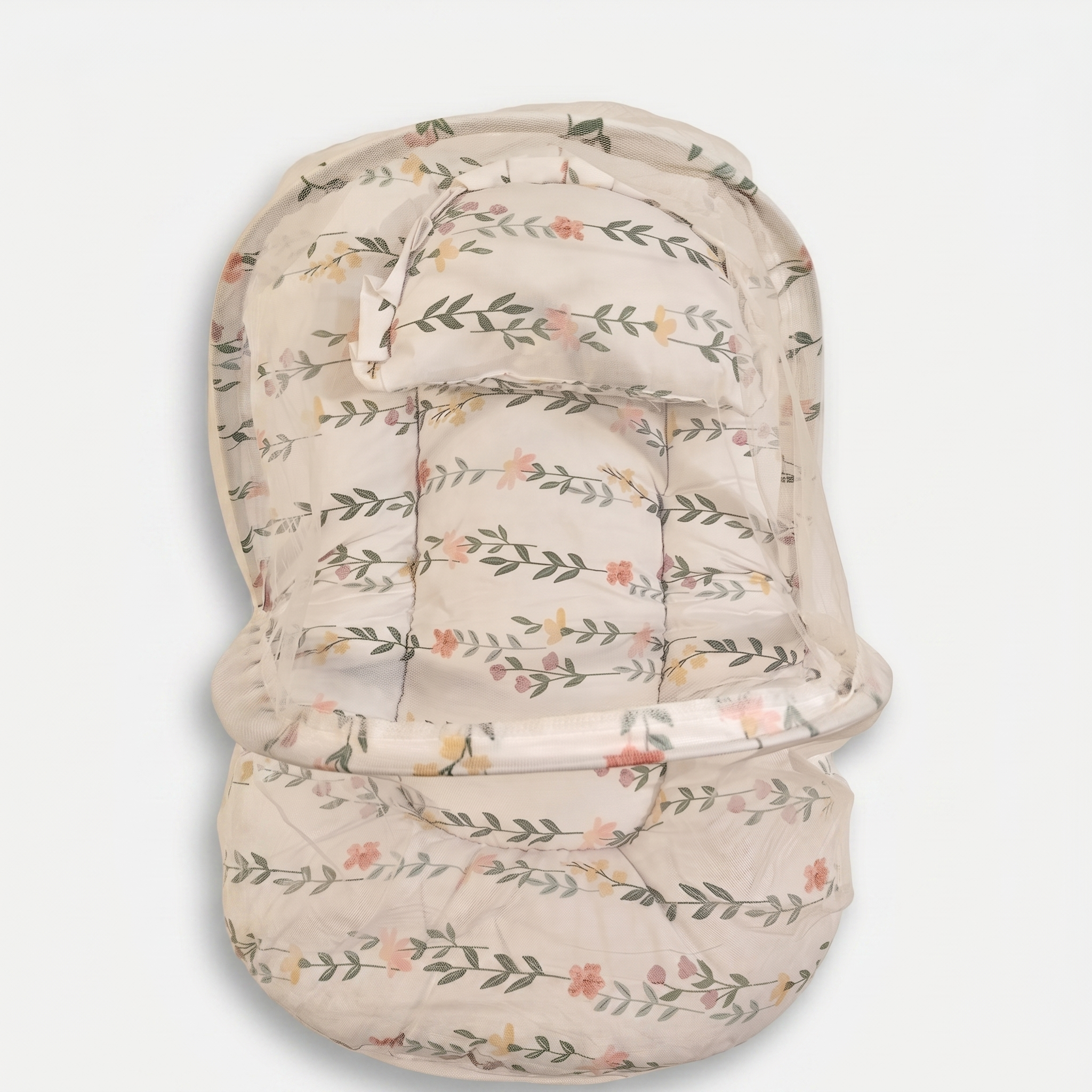 Premium Baby Nest with Mosquito Net & Pillow Set