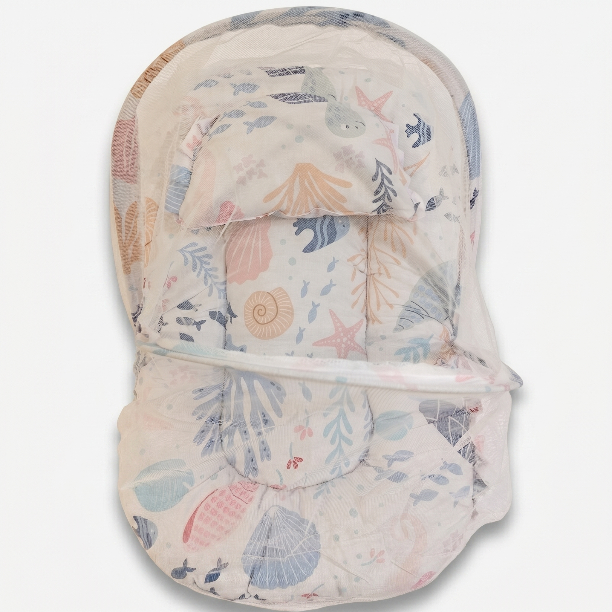 Premium Baby Nest with Mosquito Net & Pillow Set