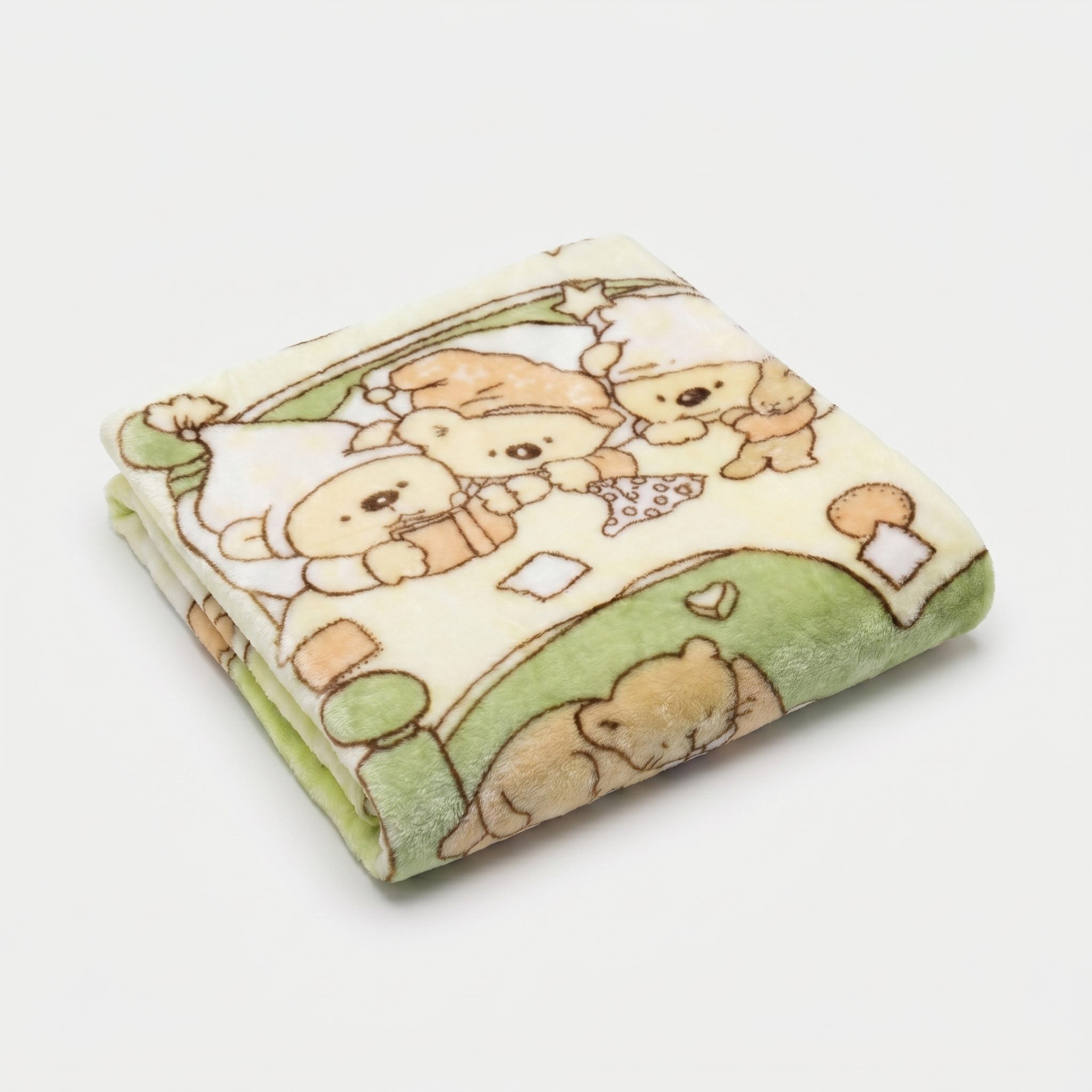 Hooded Baby Receiving Blanket & Swaddle Wrap
