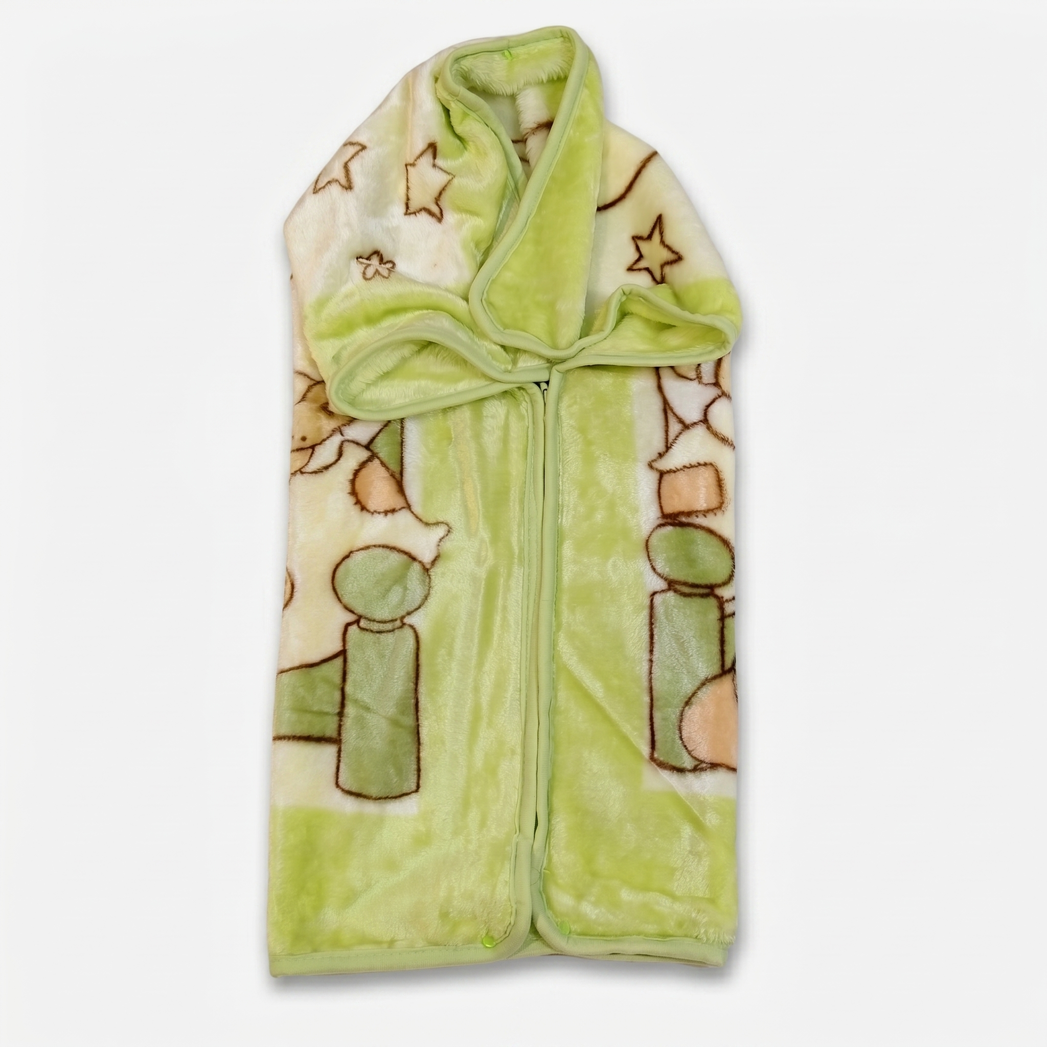 Hooded Baby Receiving Blanket & Swaddle Wrap