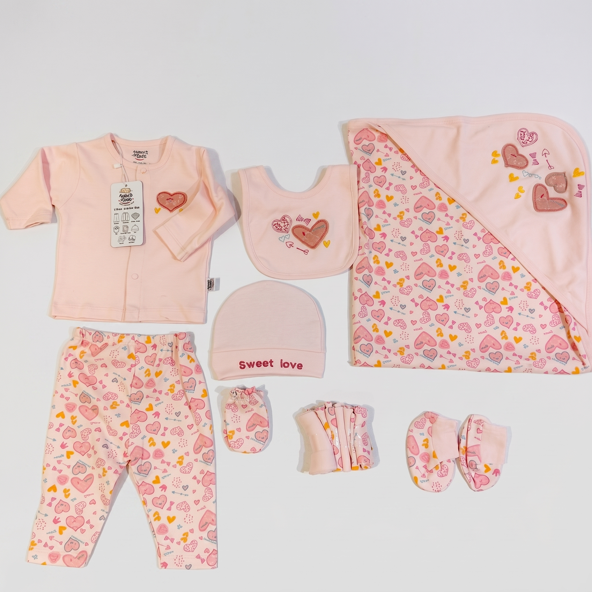 Newborn Essentials Starter Gift Set (11 Pieces)