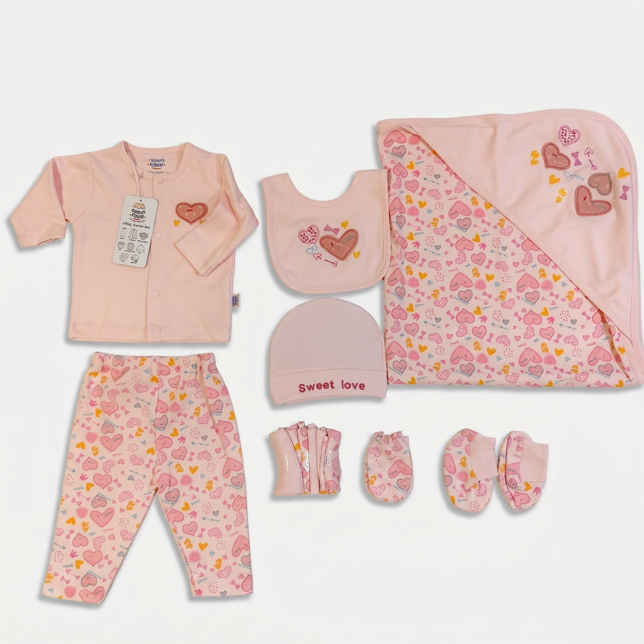 Newborn Essentials Starter Gift Set (11 Pieces)
