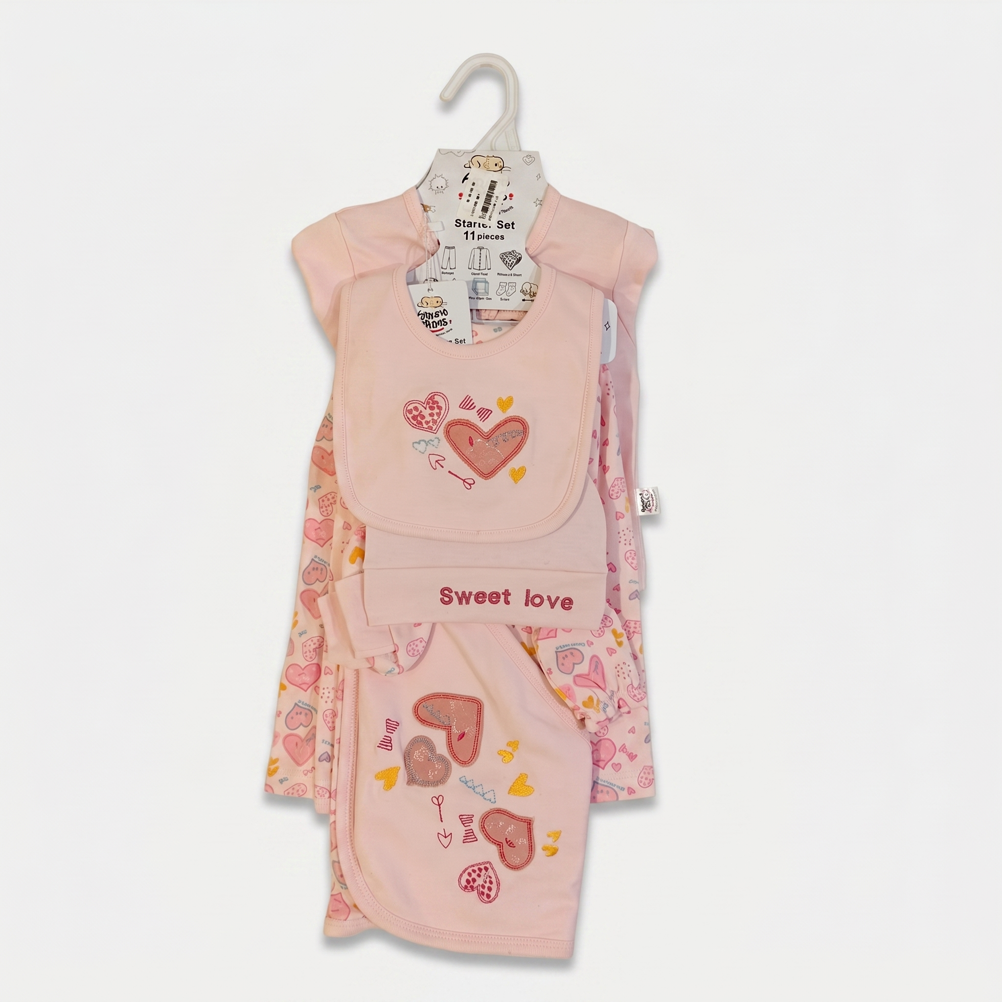 Newborn Essentials Starter Gift Set (11 Pieces)